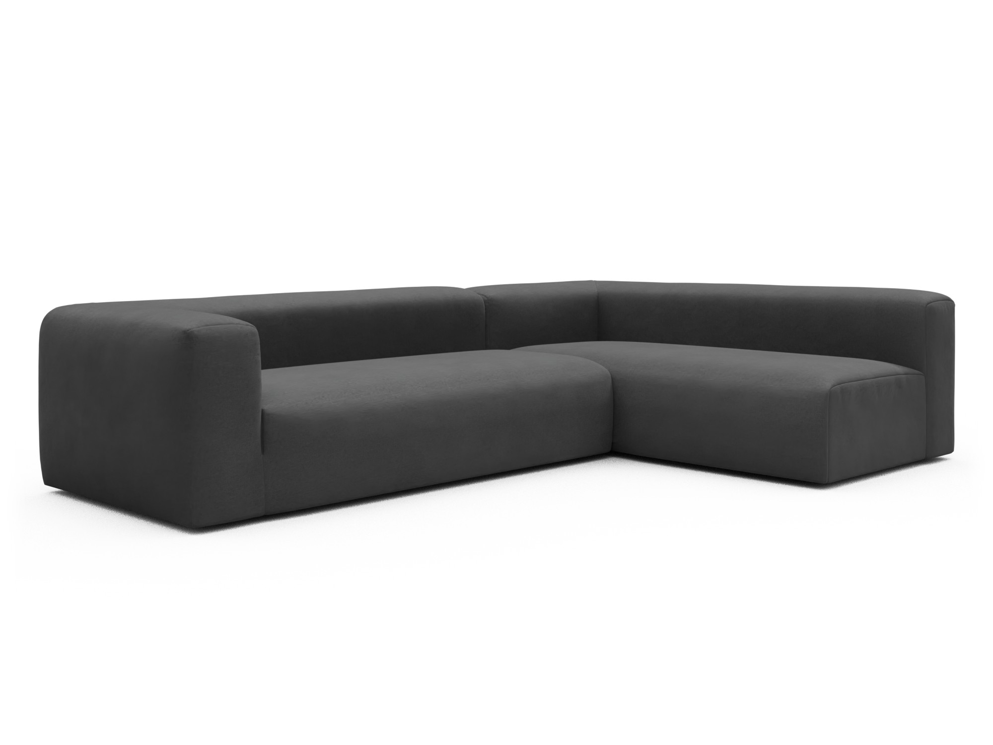 Skandi Home Ecksofa Fred 2x 2,5-Sitzer rechts offen Satya-Zinc moebelfaktor