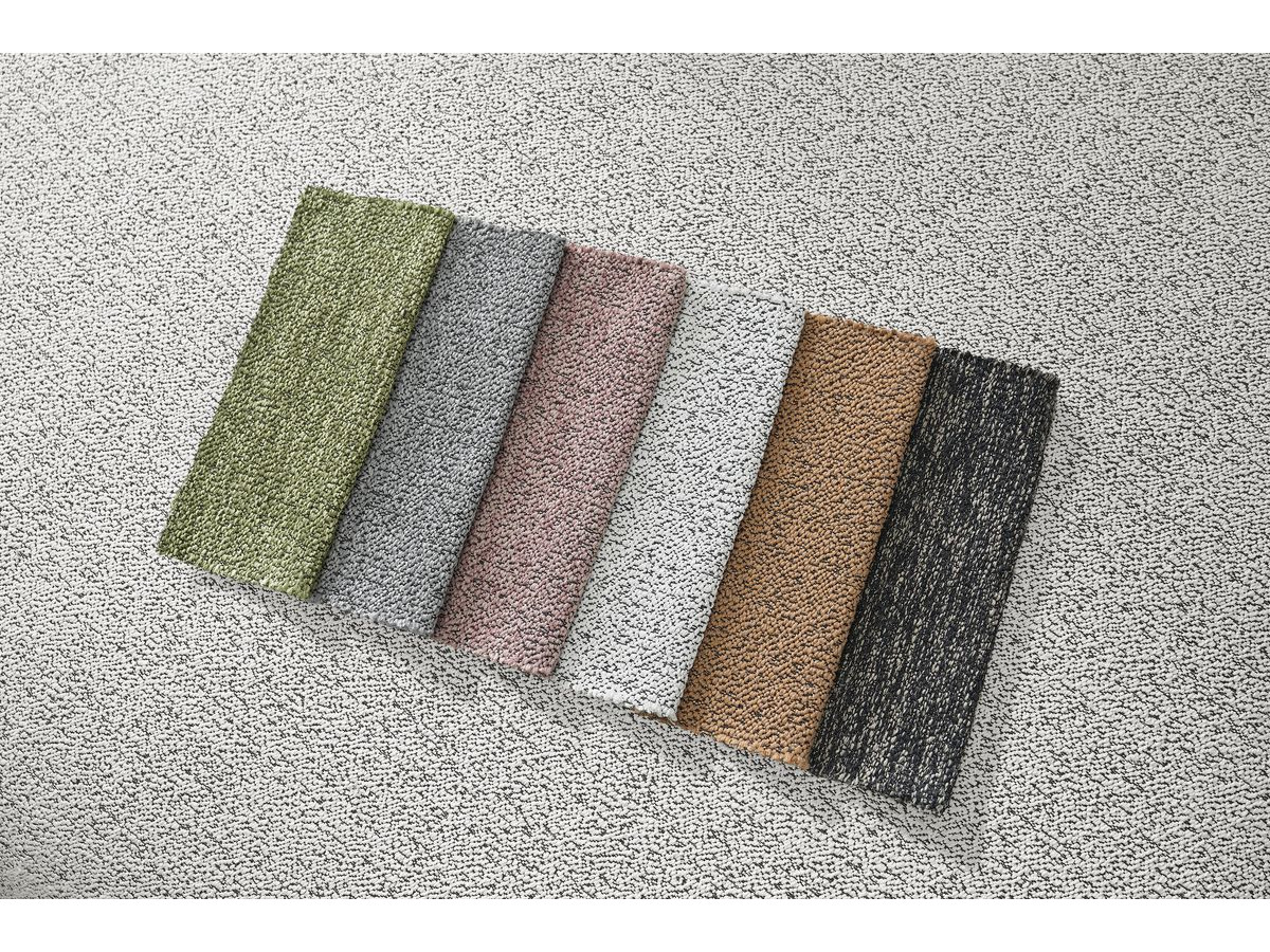 Bobochic William Sofa 3-Sitzer Melange-Stoff Weiß