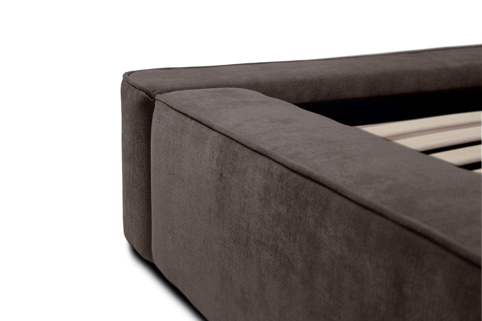 Polsterbett Tulio Chenille 140x200 mit Metallrahmen Finn 29