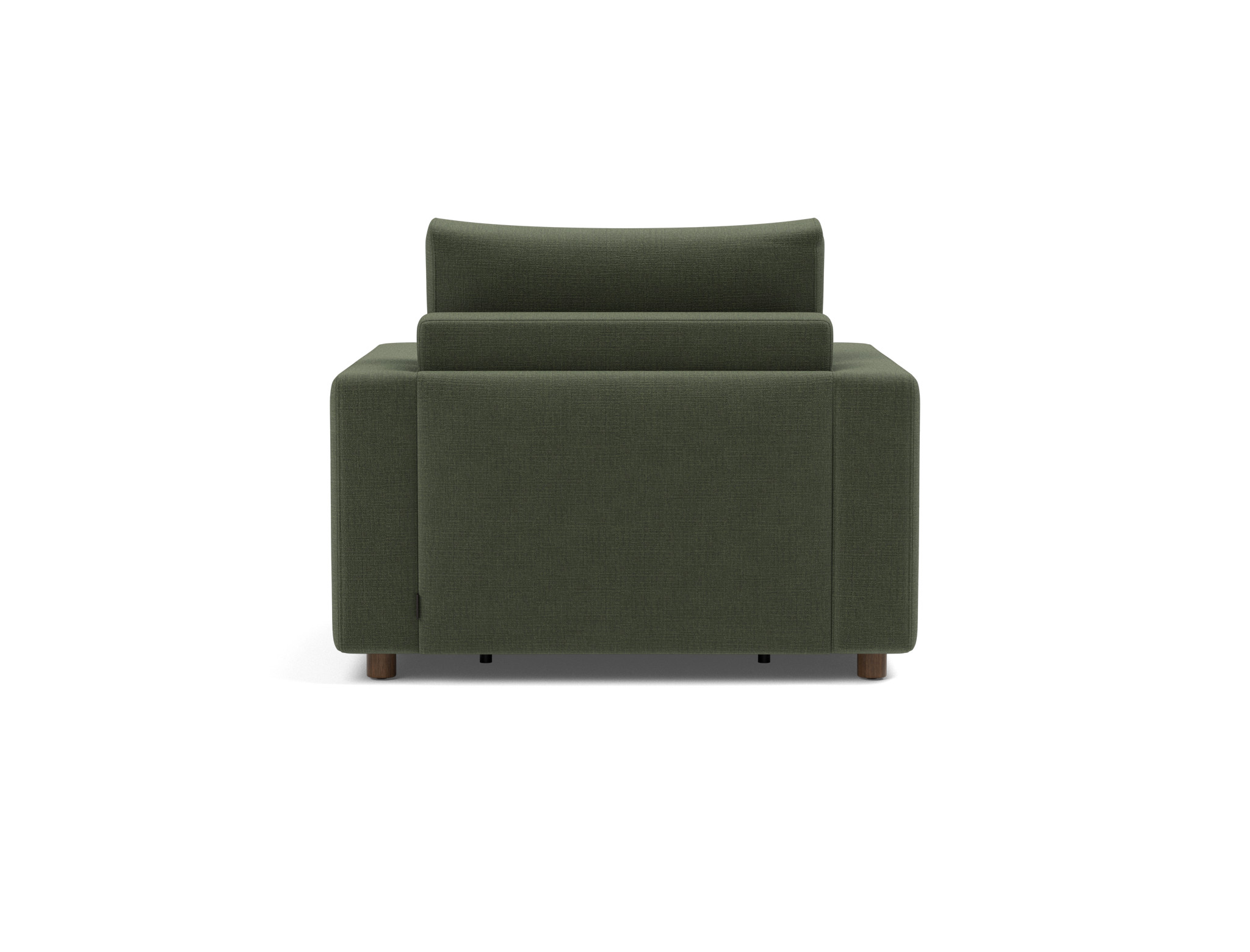Schlafsessel Neah mit Standard-Armlehnen Chenille Esina 413-Olive-Green