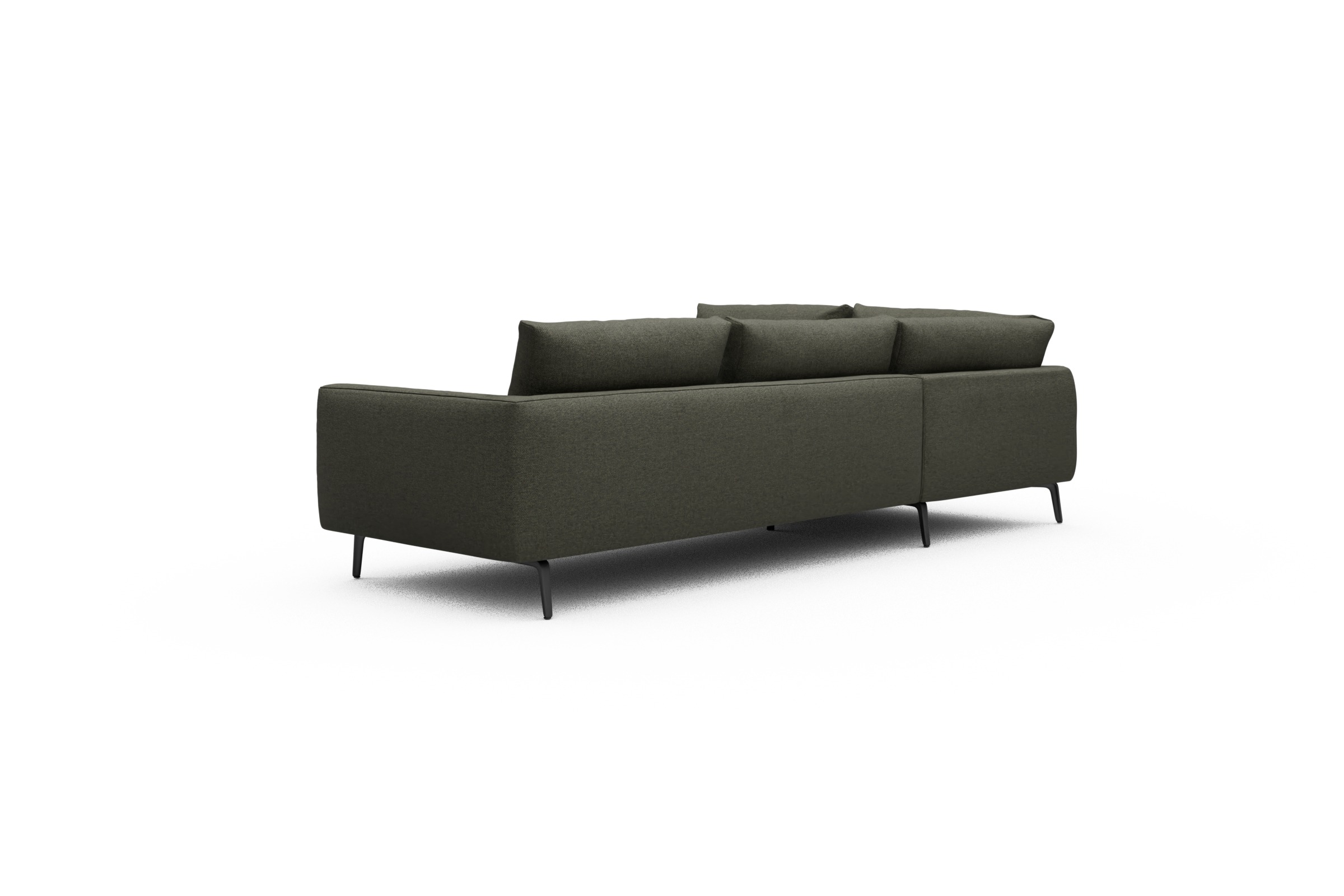 Ecksofa Karl Relax-Ecke links mit 2,5-Sitzer Sama-Winter-Moss