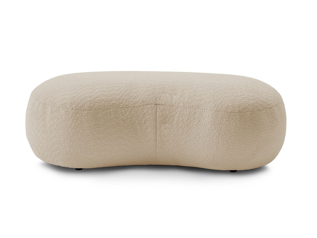 Bobochic Saint-germain Pouf Bouclé-Stoff Beige