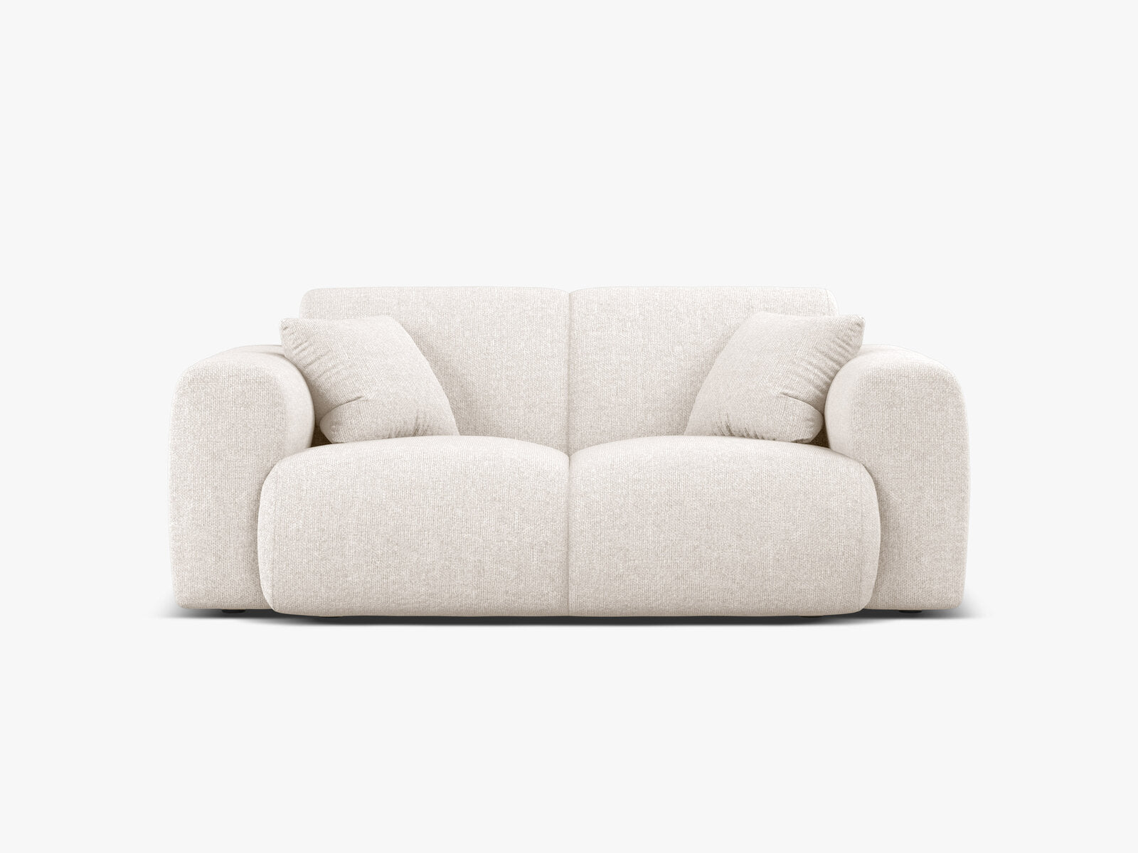 Micadoni Sofa Molino 2-Sitzer Chenille Eden Helles Beige