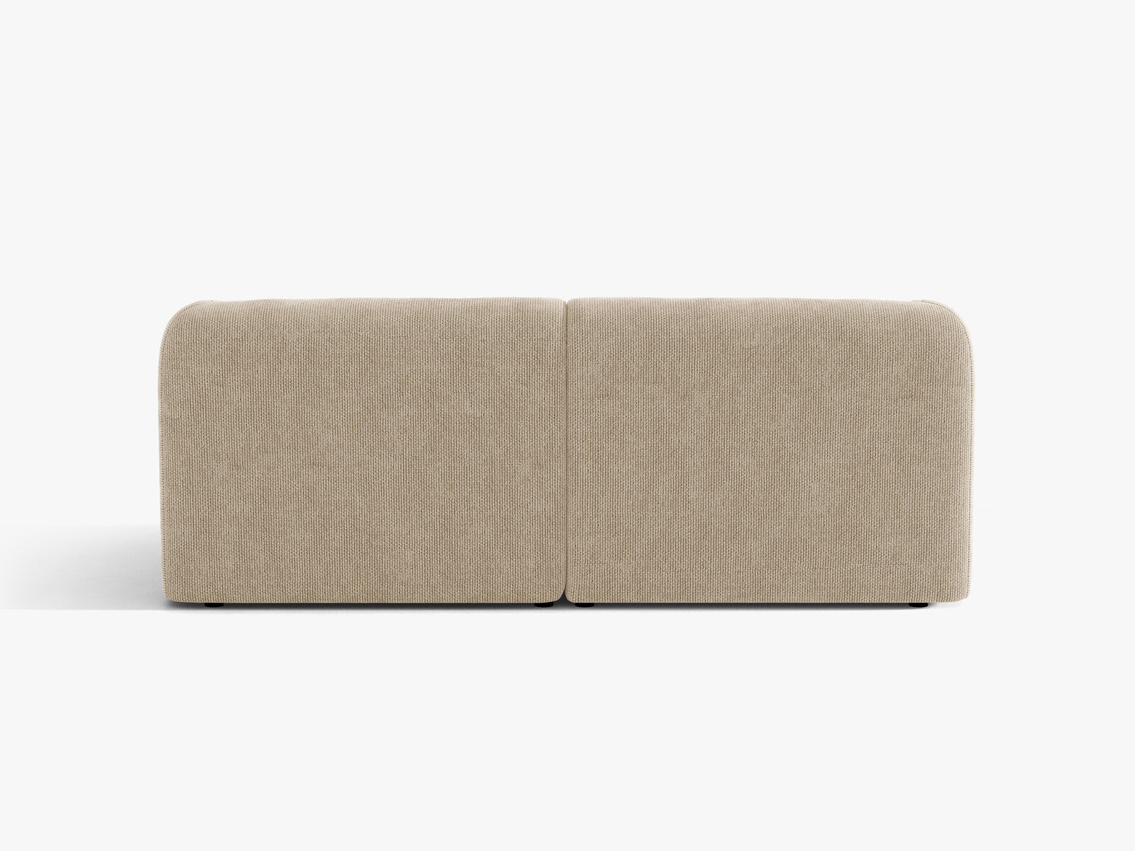 Micadoni Sofa Miley 2-Sitzer Chenille Eden Beige