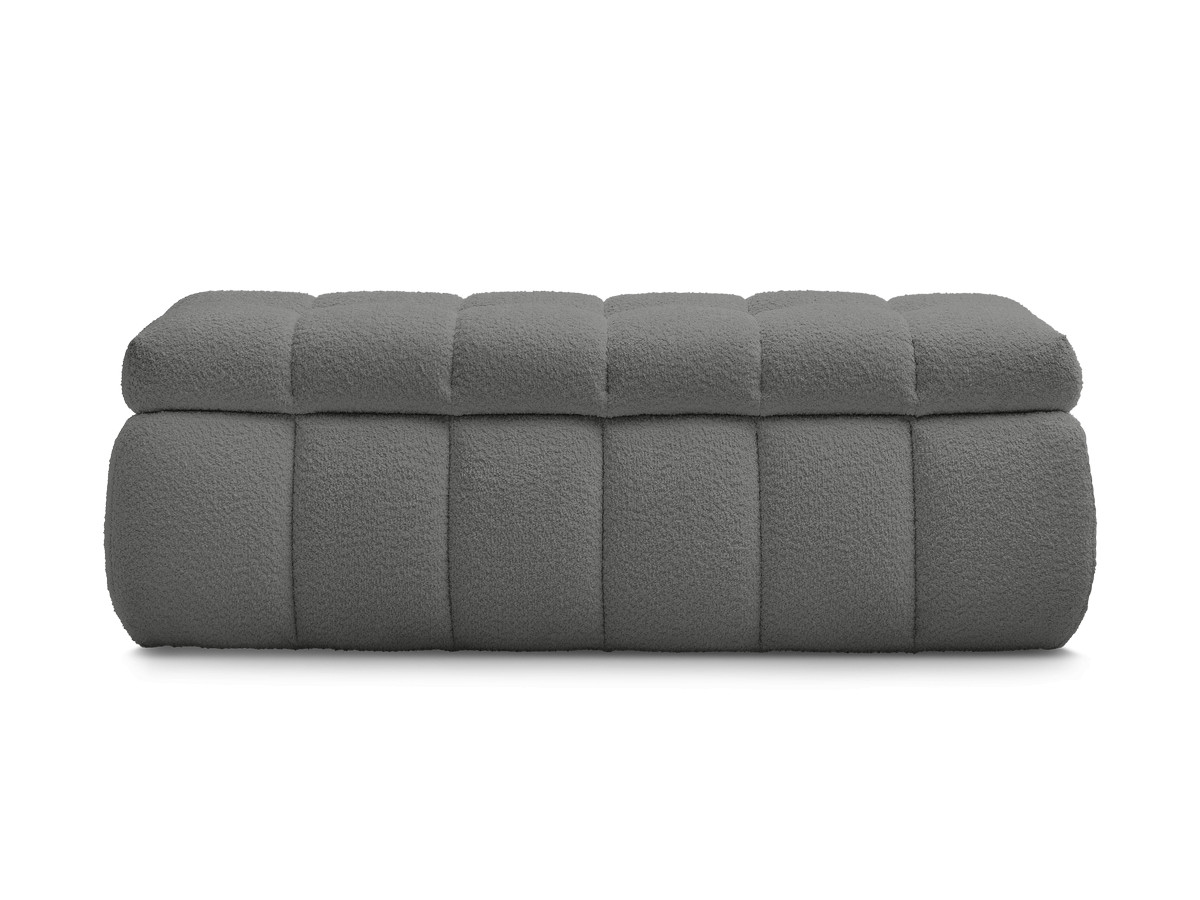 Bobochic Mont-blanc Bettbank Bouclé-Stoff Dunkelgrau