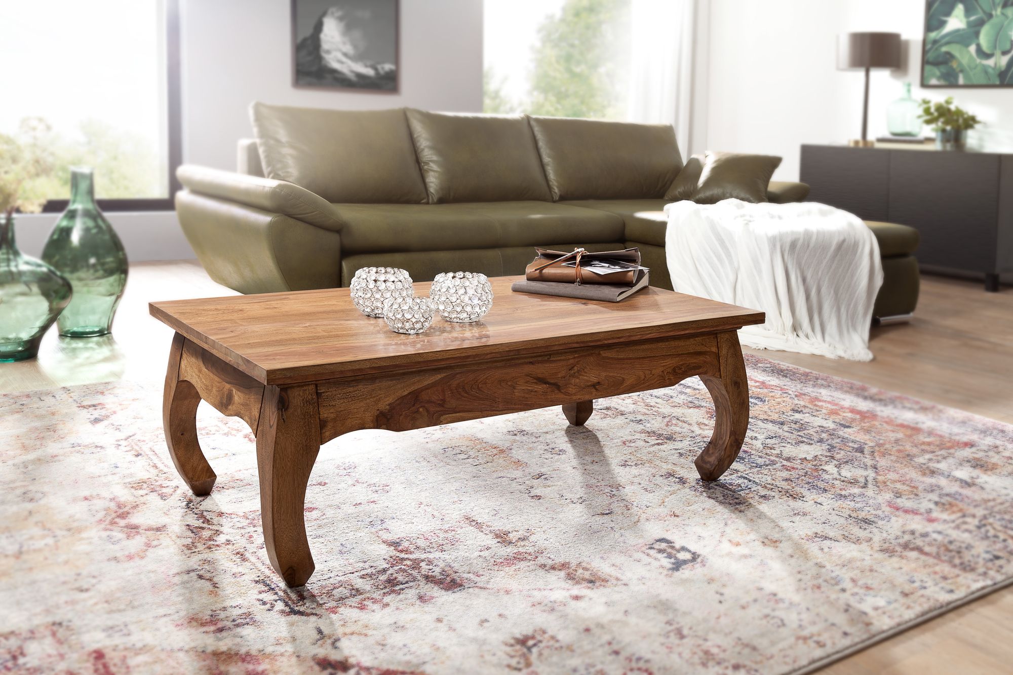 Couchtisch Egersund Sheesham Massivholz 110 × 60 × 40 cm