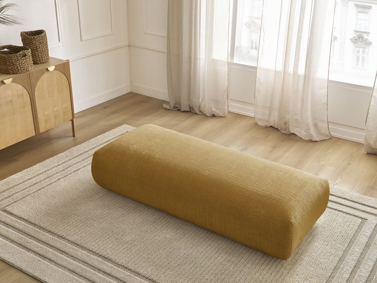 Bobochic Sirius Sofa Strukturstoff Gelb