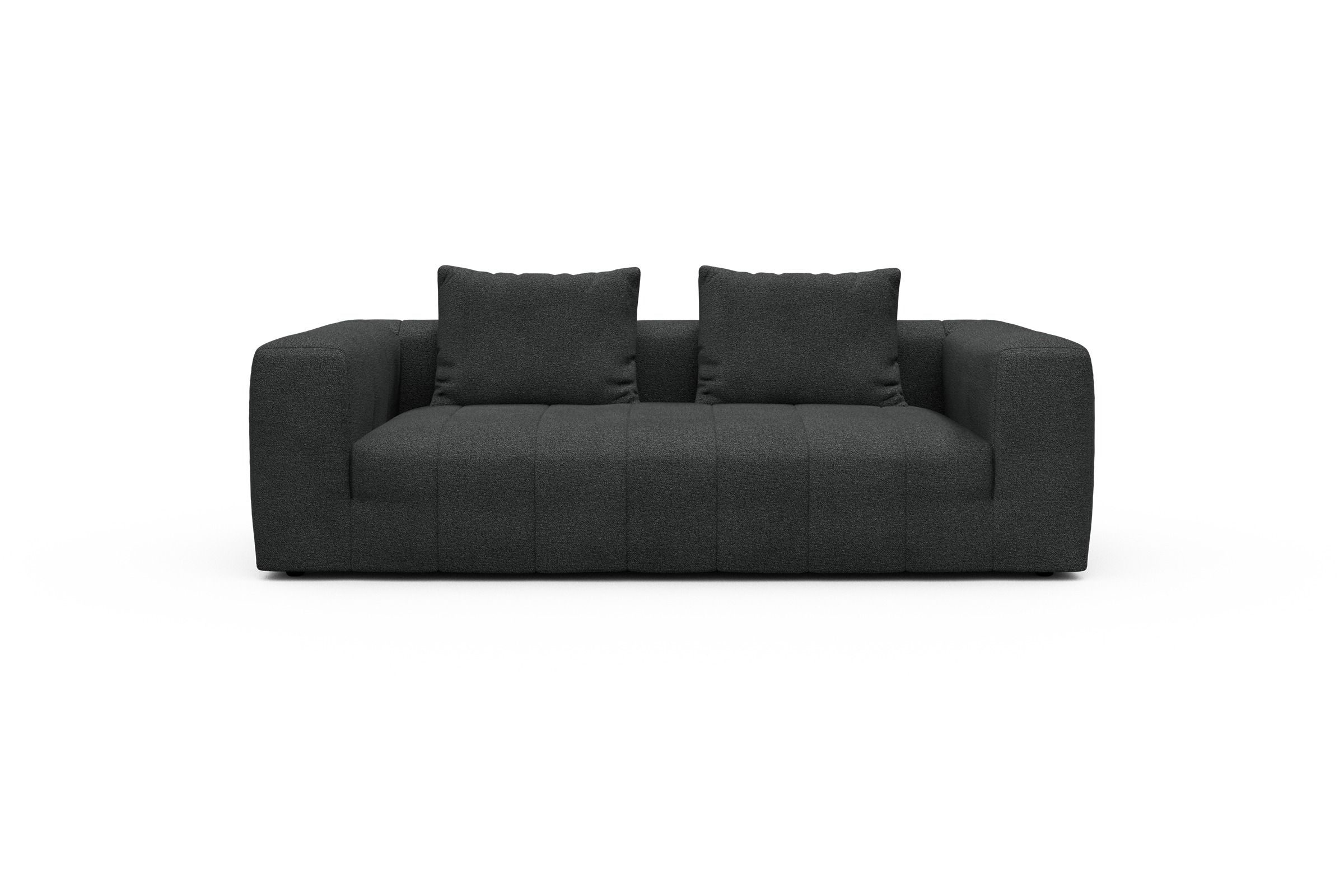 Hugo 3-Sitzer Boucle-Charcoal moebelfaktor