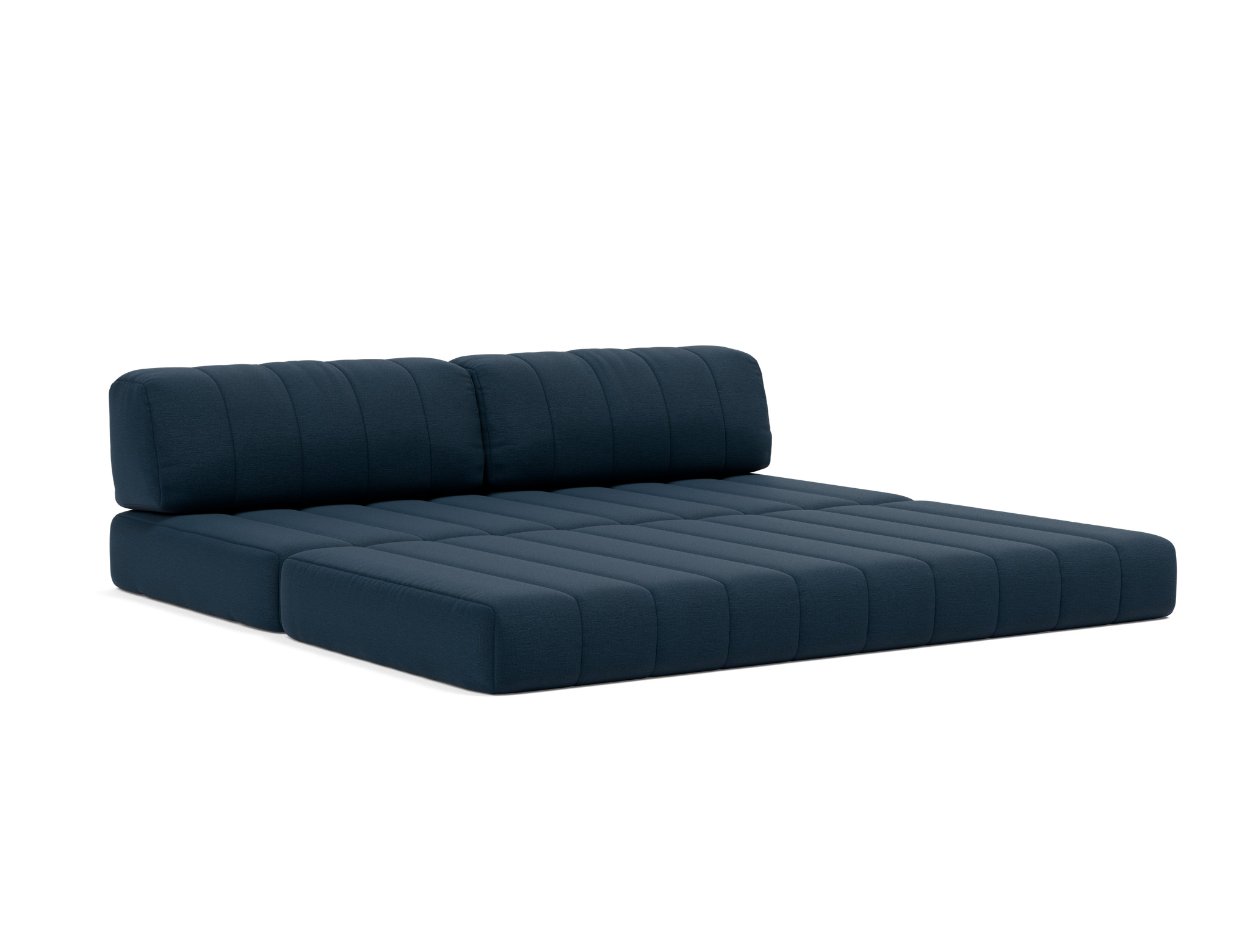 Schlafsofa CozyPad Flachgewebe Mixed Dance 528-Blue