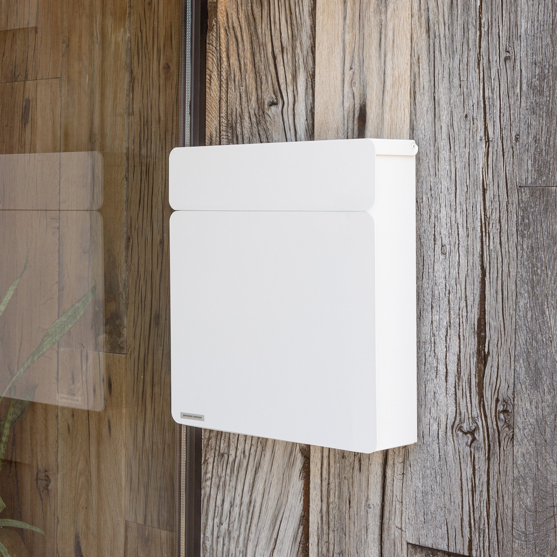 Spinder Design Briefkasten Inbox Weiß