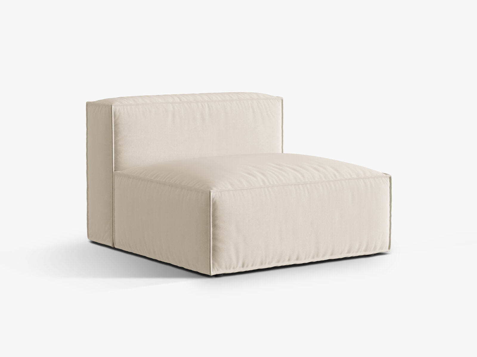 Micadoni Modul Nuria 1-Sitzer Samt Beige