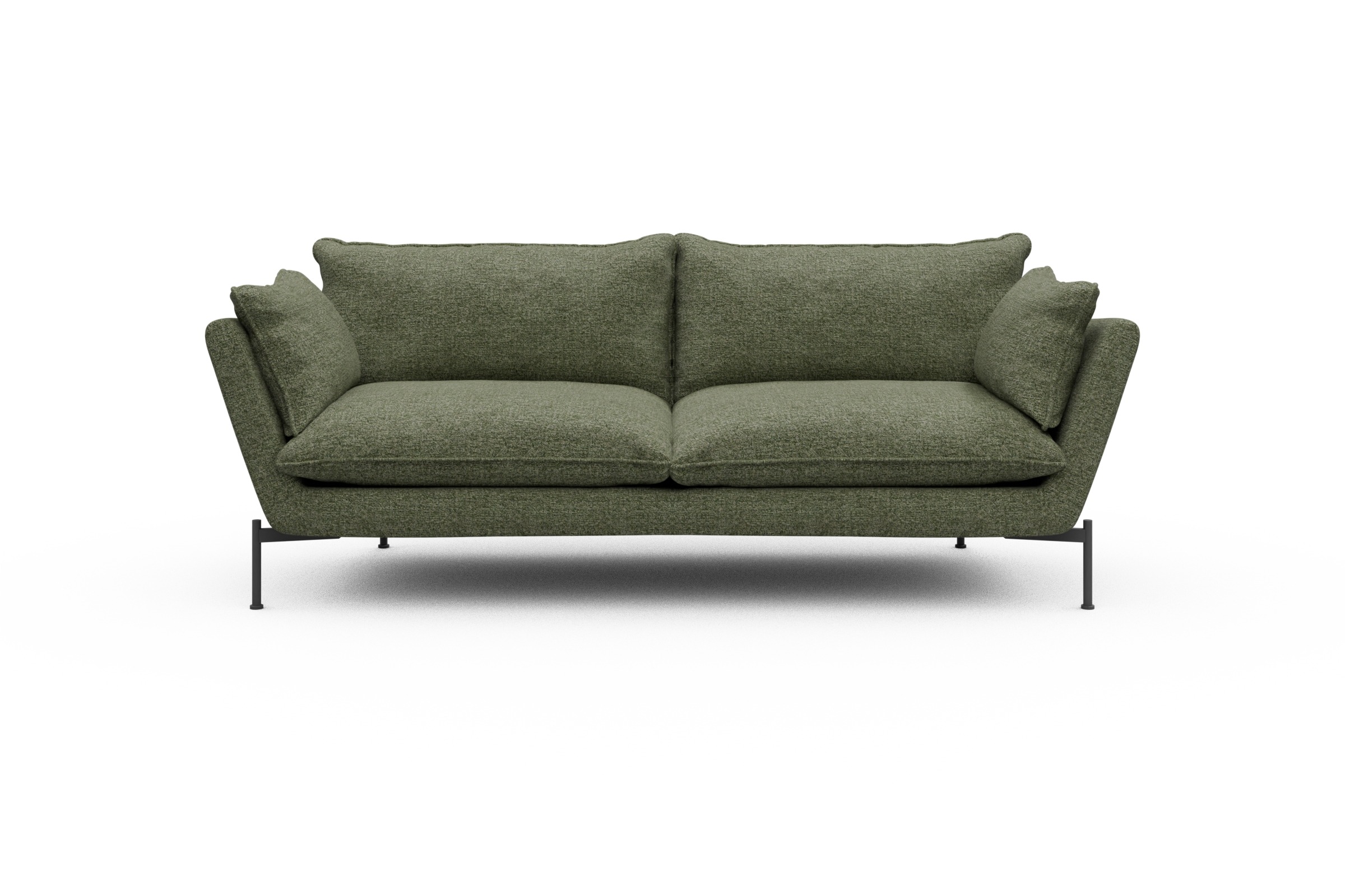 Skandi Home Sofa Anton PREMIUM 3-Sitzer Carreno-Vivid-Green moebelfaktor