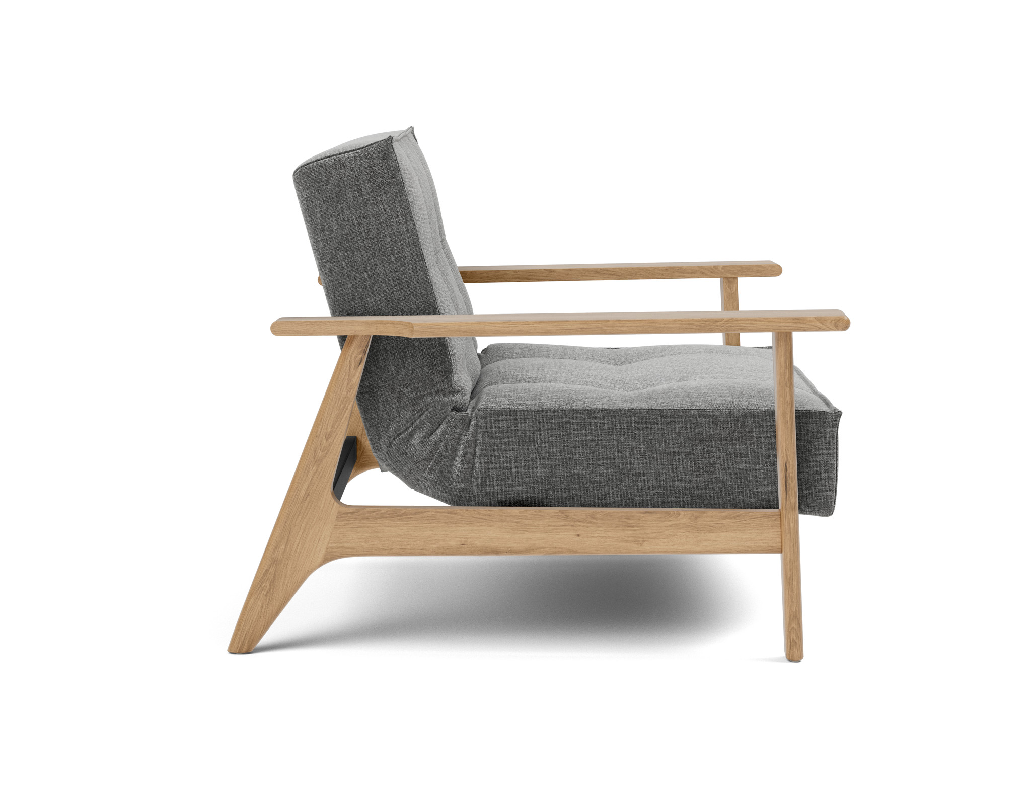Sessel Splitback Frej Strukturierter Stoff Twist 563-Charcoal
