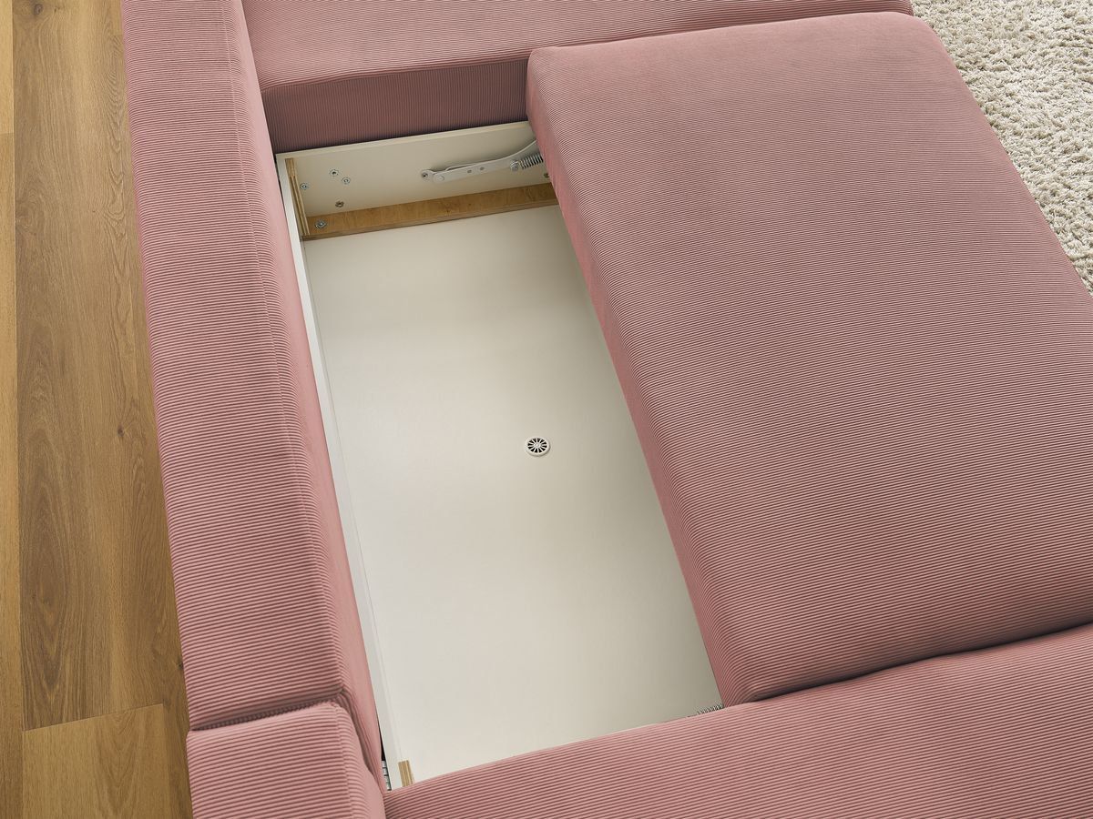 Bobochic Sidonie Wohnlandschaft Cordsamt Rosa