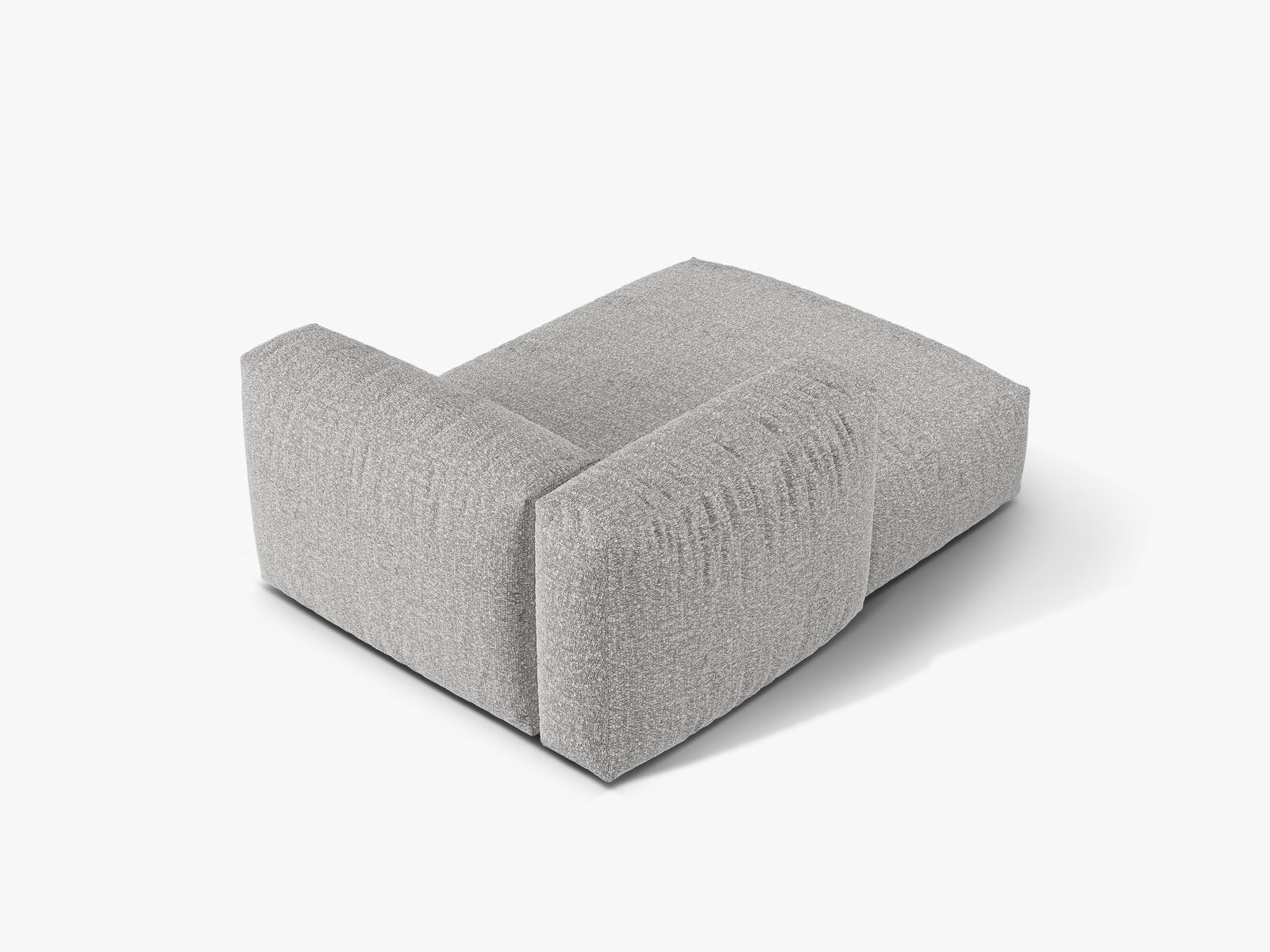 Micadoni Recamiere Martina 1-Sitzer Links Boucle Monet Silber