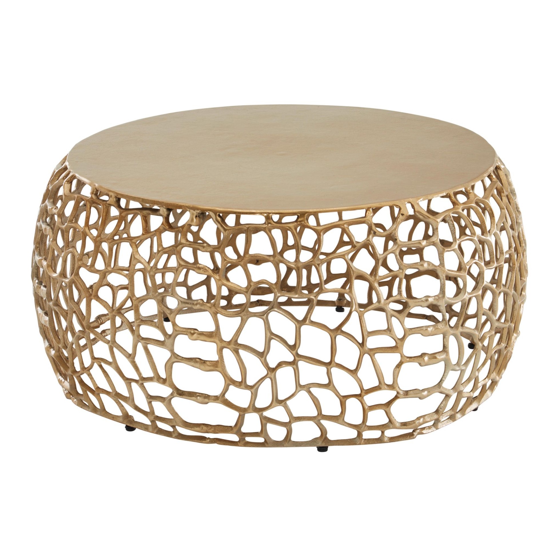 Couchtisch Brekke Gold Ø 66 × H 30 cm
