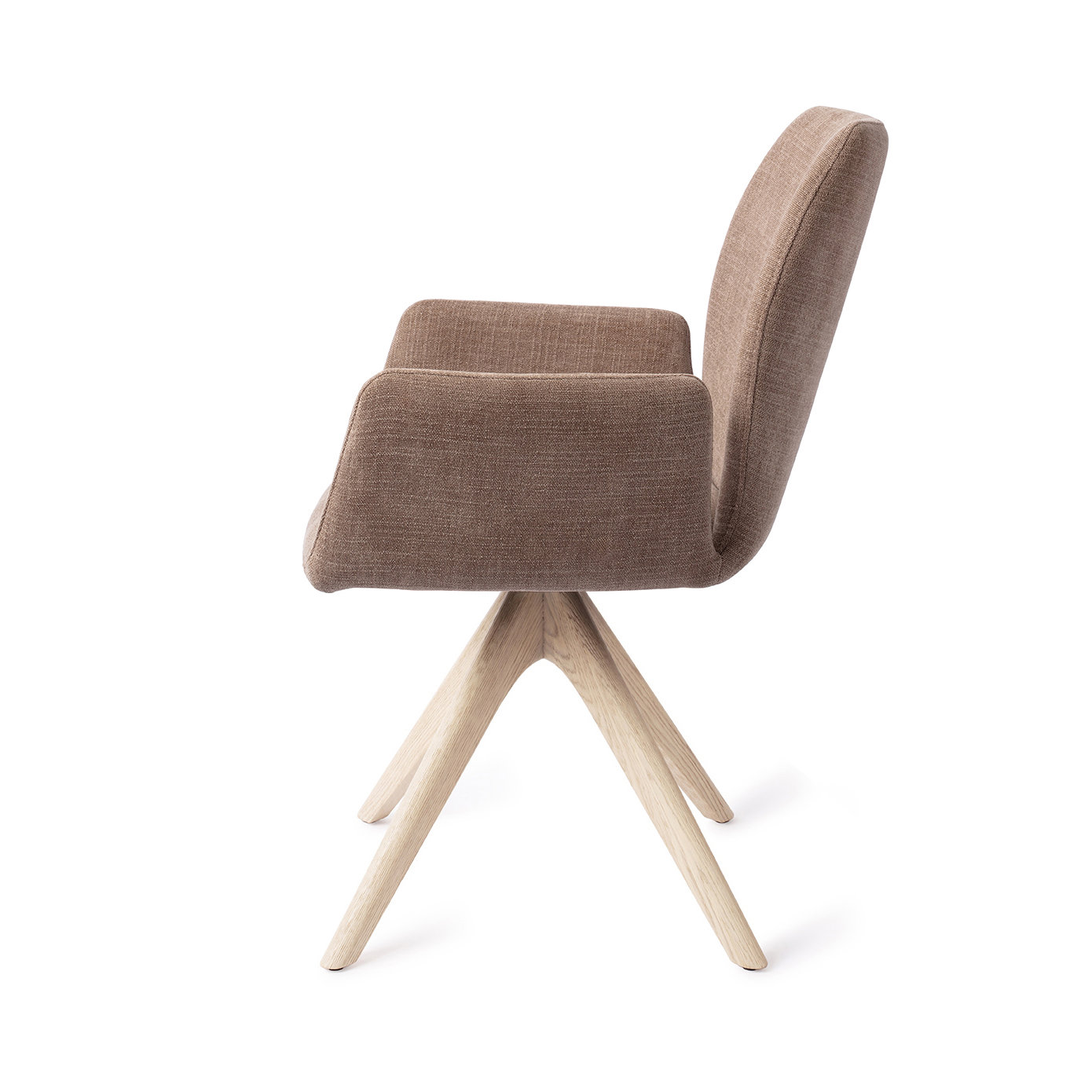 Jesper Home Esszimmerstuhl Misaki Mocha Mist Revolve Eiche gebleicht