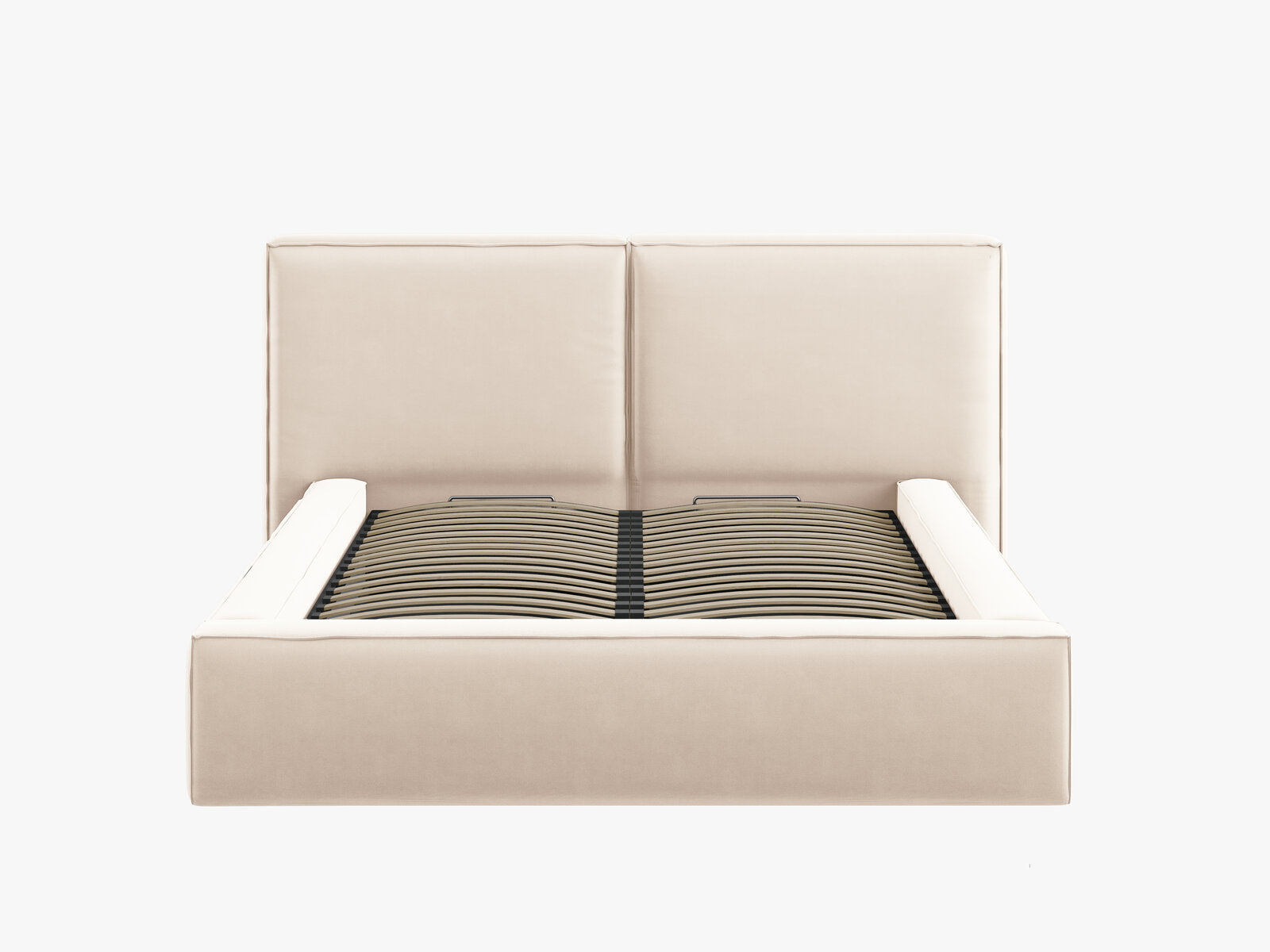 Micadoni Bett Jodie Samt Bluvel Helles Beige