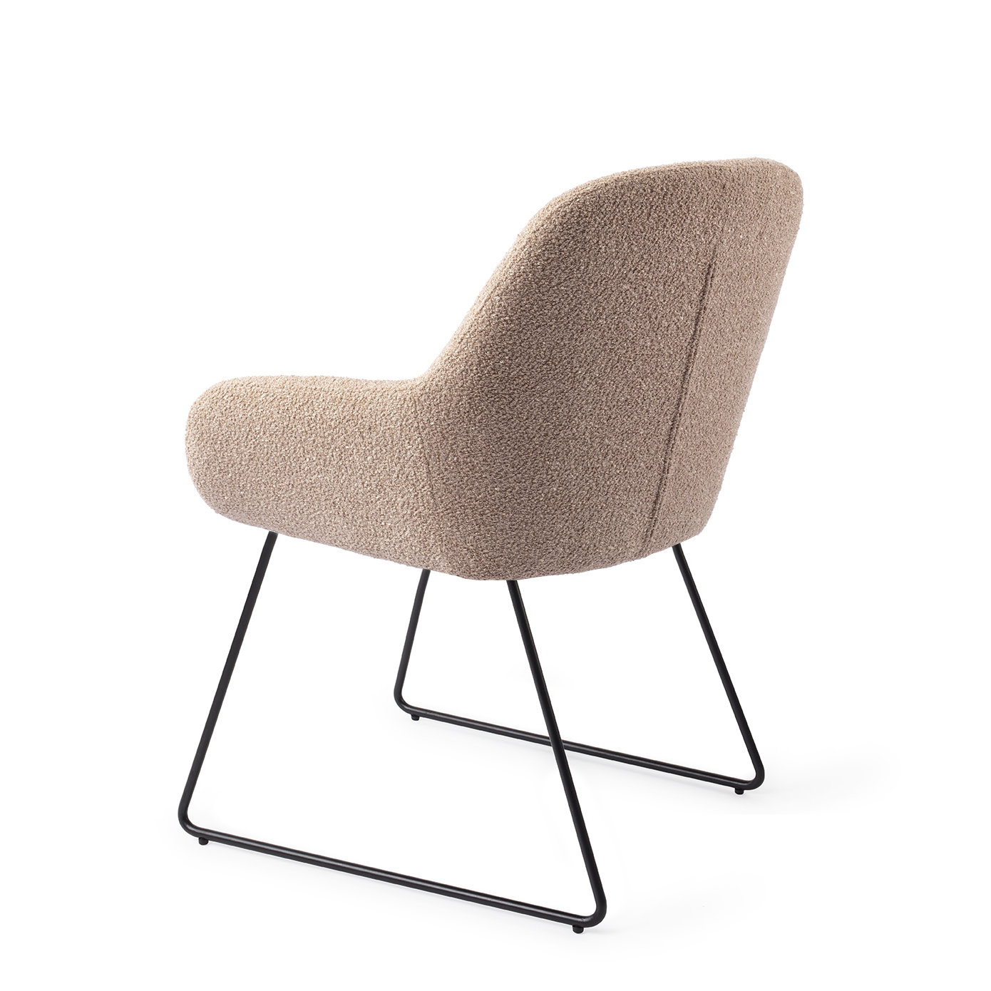 Jesper Home Esszimmerstuhl Kushi Flax Relax Slide Schwarz