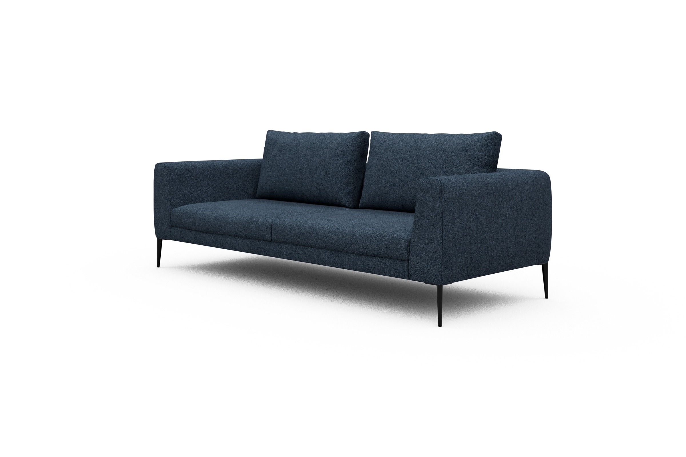 Sofa Paul 3-Sitzer Boucle-Blue