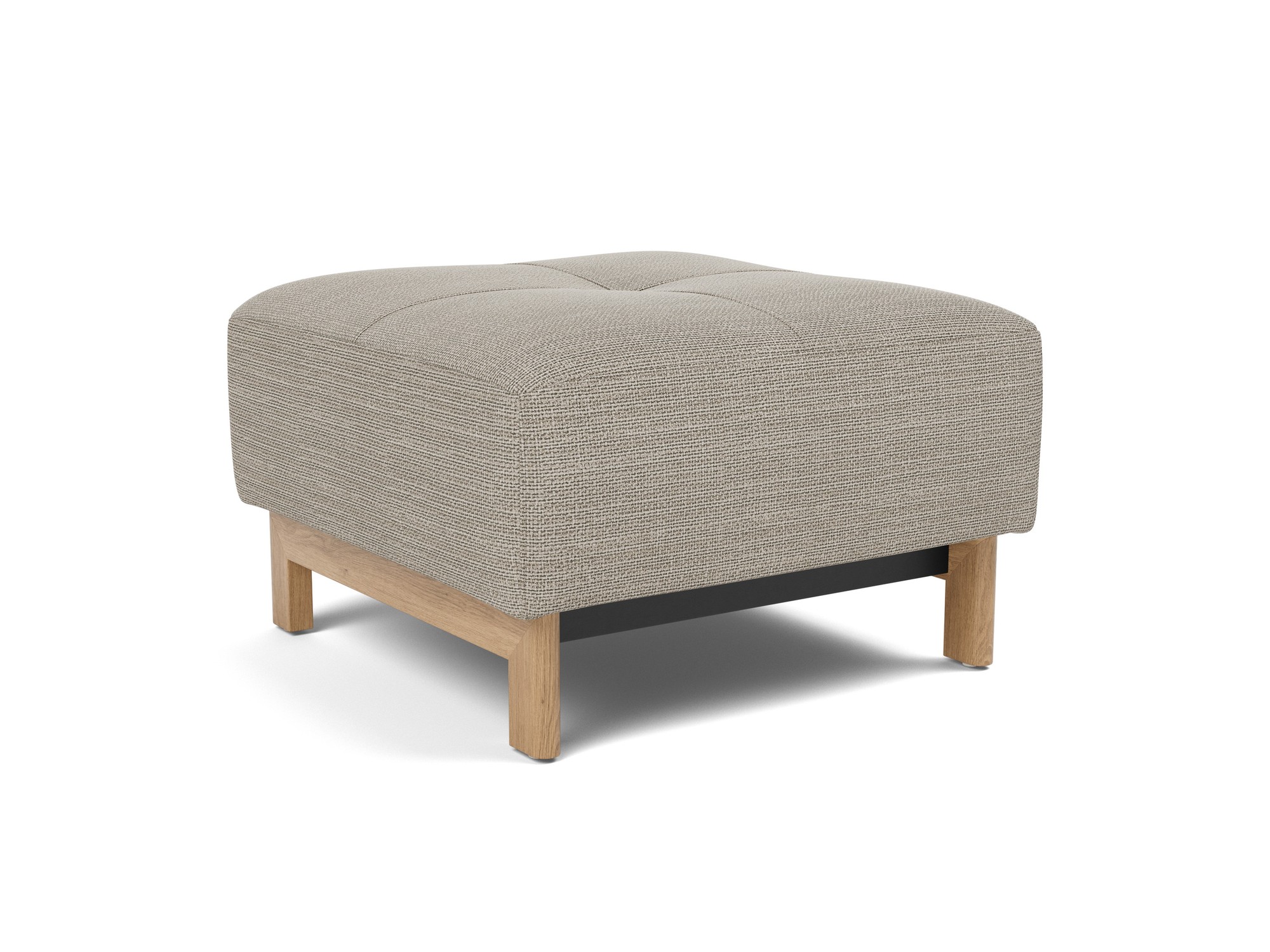 Hocker Pyxis Strukturierter Stoff Kenya 579-Gravel