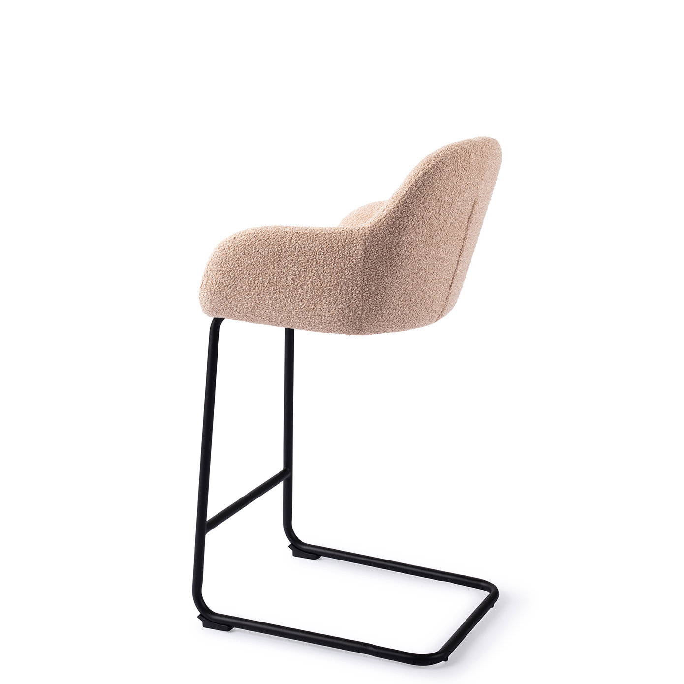 Jesper Home Barhocker Kushi Flax Relax Arch Schwarz Tresenhöhe 65 cm