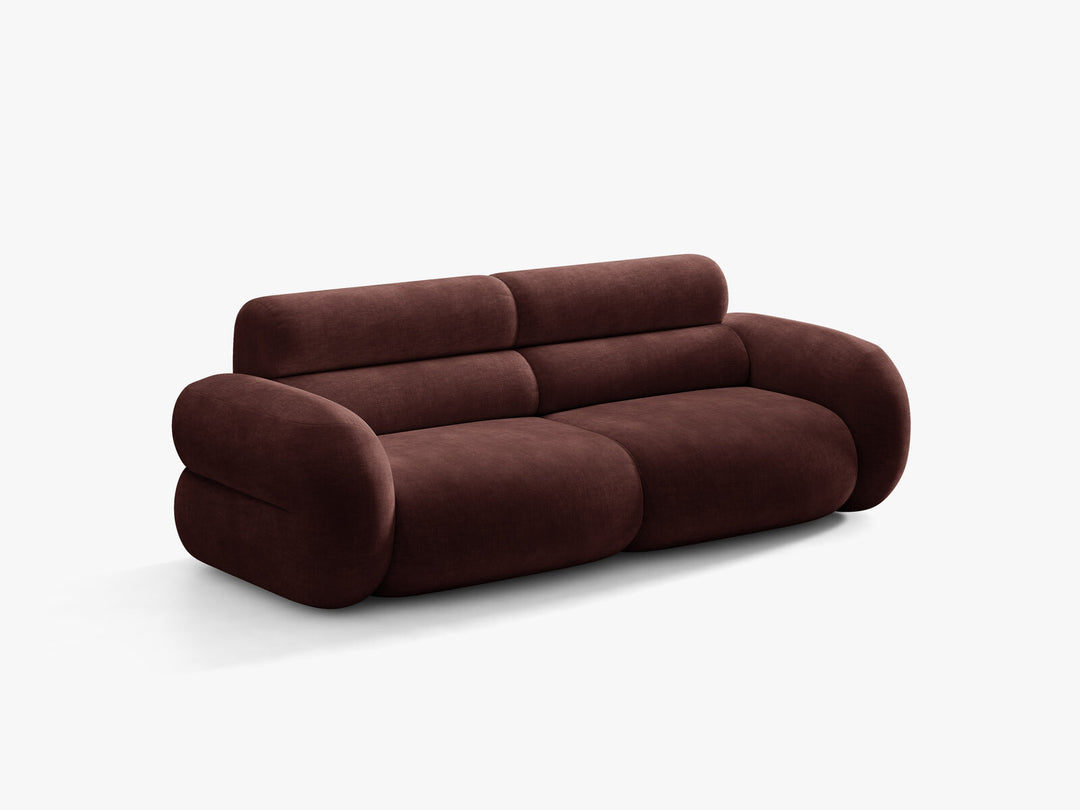 Micadoni Neo Sofa 3-Sitzer Chenille Golden Kirschbaum