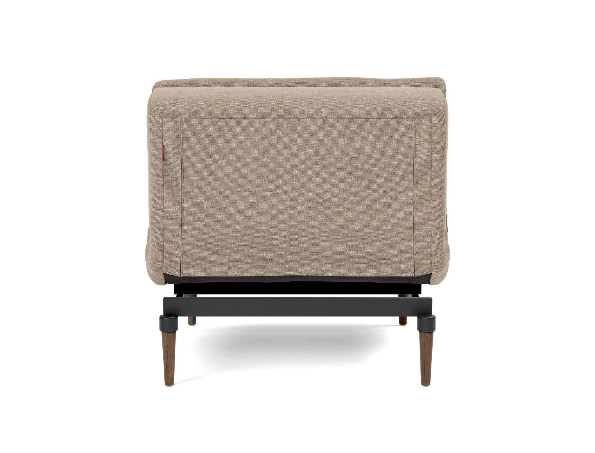 Sessel Dublexo Flachgewebe Phobos 587-Mocha Beine Styletto Eiche dunkel