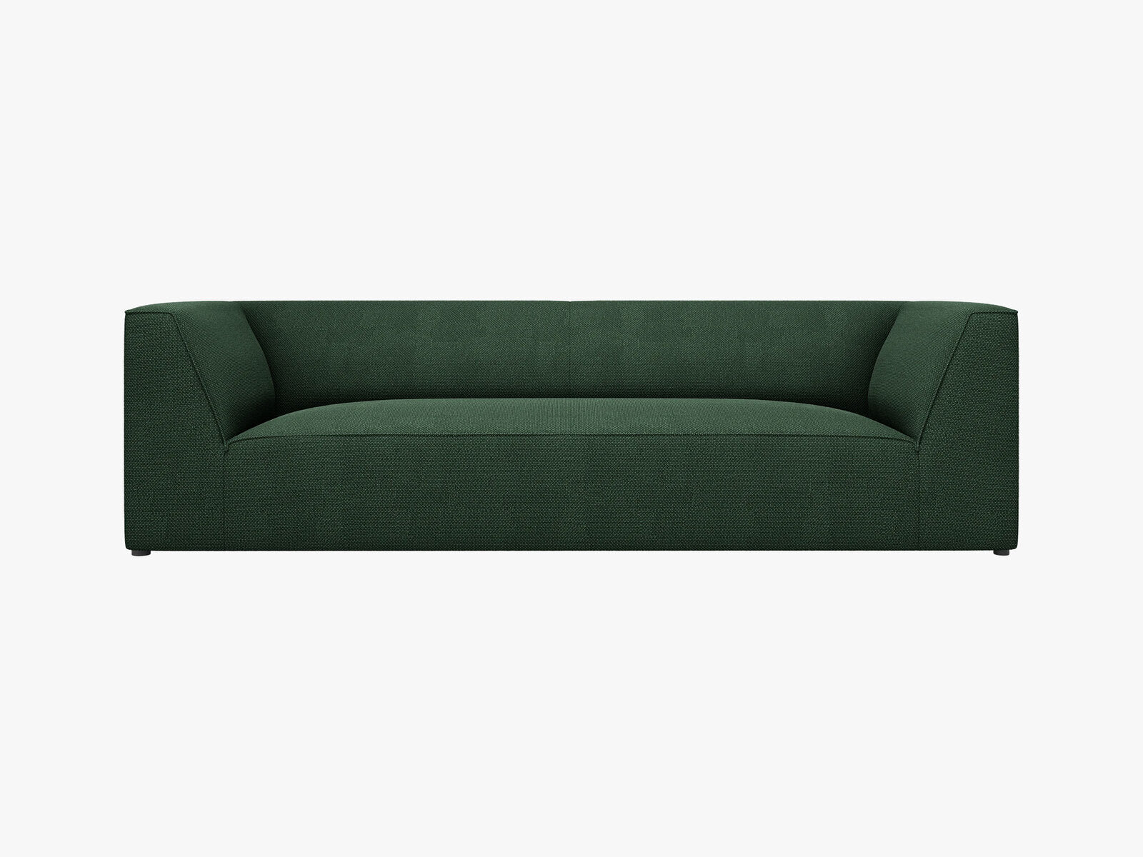 Micadoni Sofa Ruby 3-Sitzer Strukturierter Stoff Ottawa Grün
