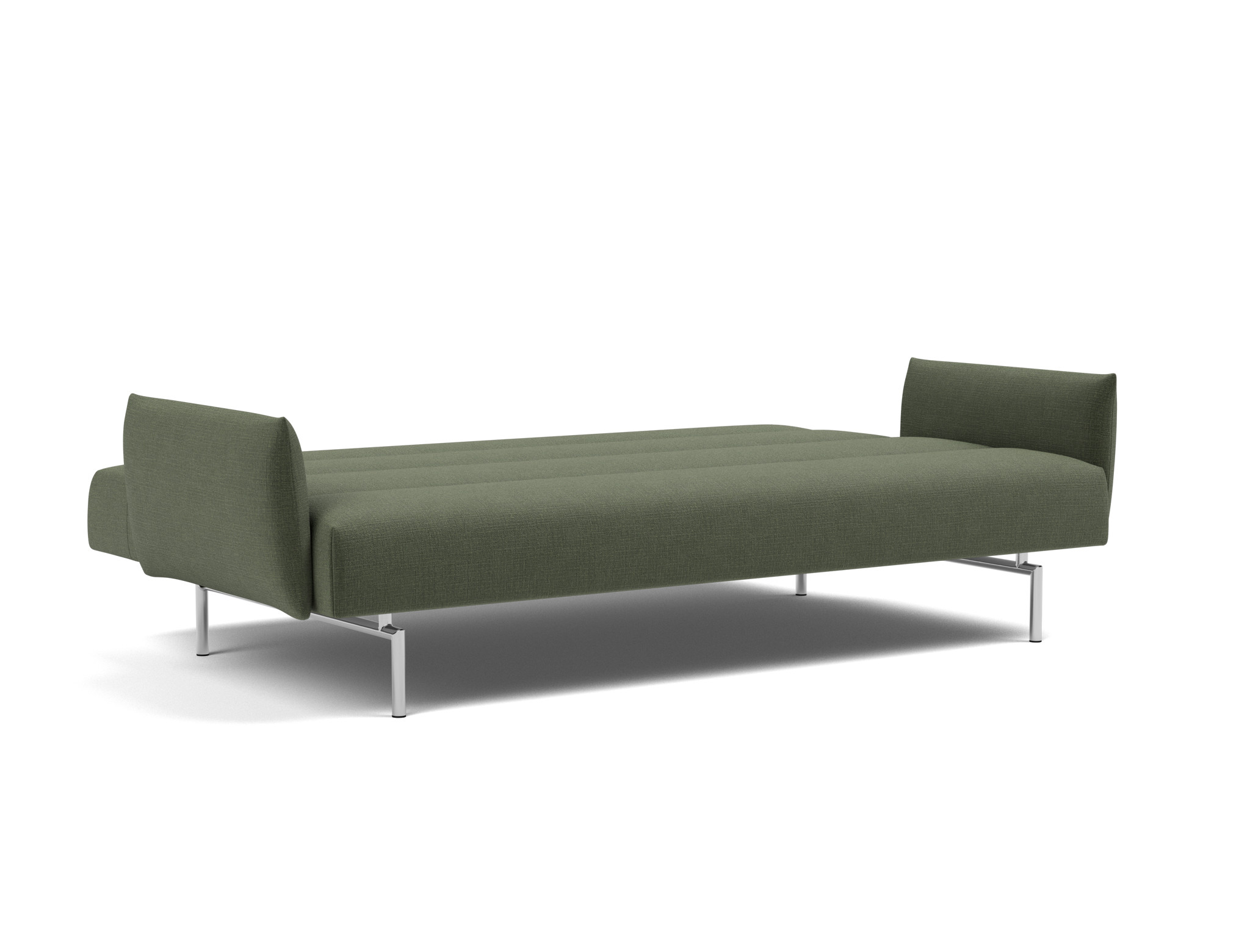 Schlafsofa Jillis mit Armlehnen Chenille Esina 413-Olive-Green