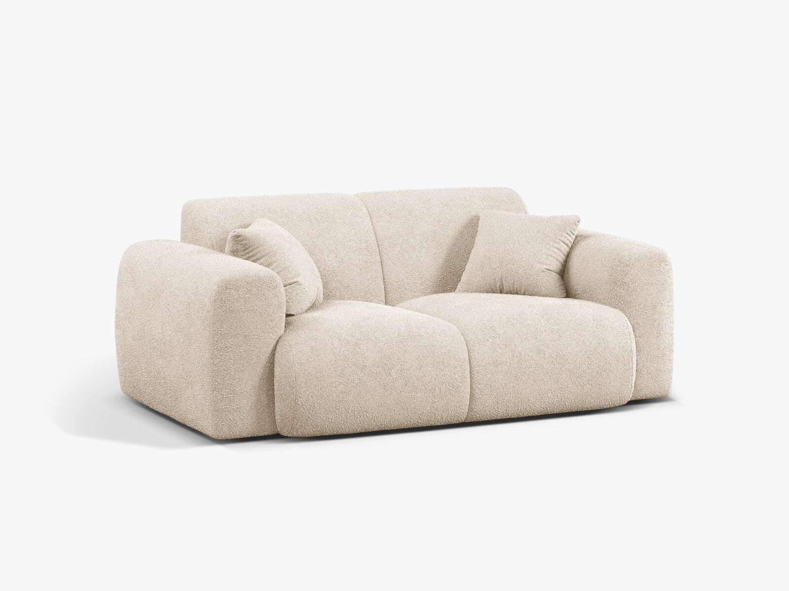 Micadoni Sofa Molino 2-Sitzer Boucle Baloo Beige