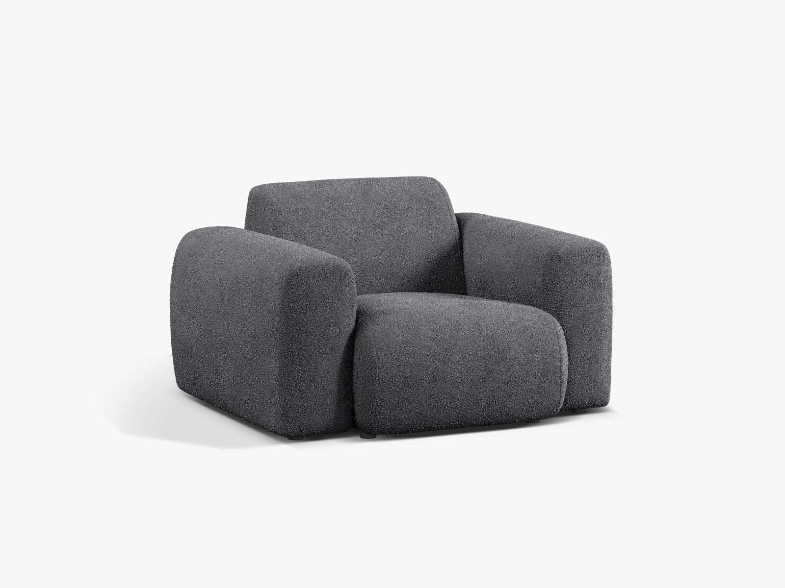Micadoni Sessel Molino Boucle Baloo Dunkelgrau