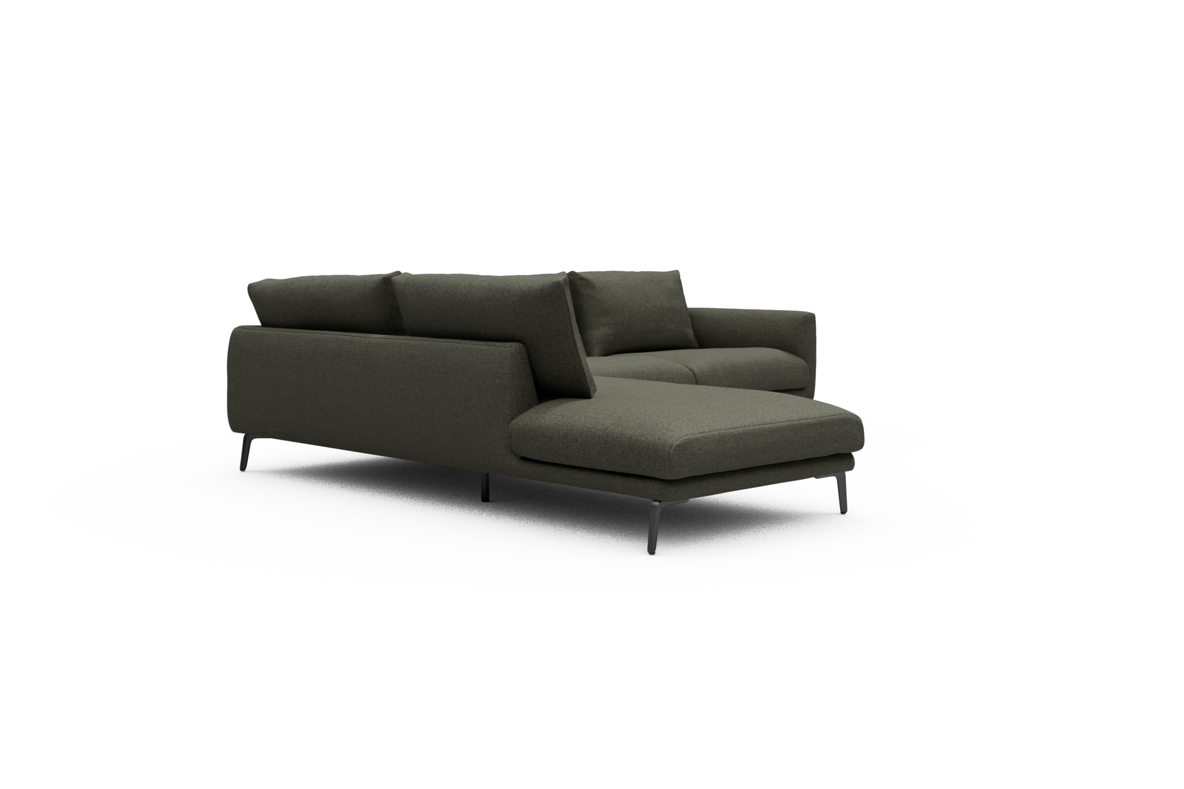 Ecksofa Karl Relax-Ecke links mit 2,5-Sitzer Sama-Winter-Moss