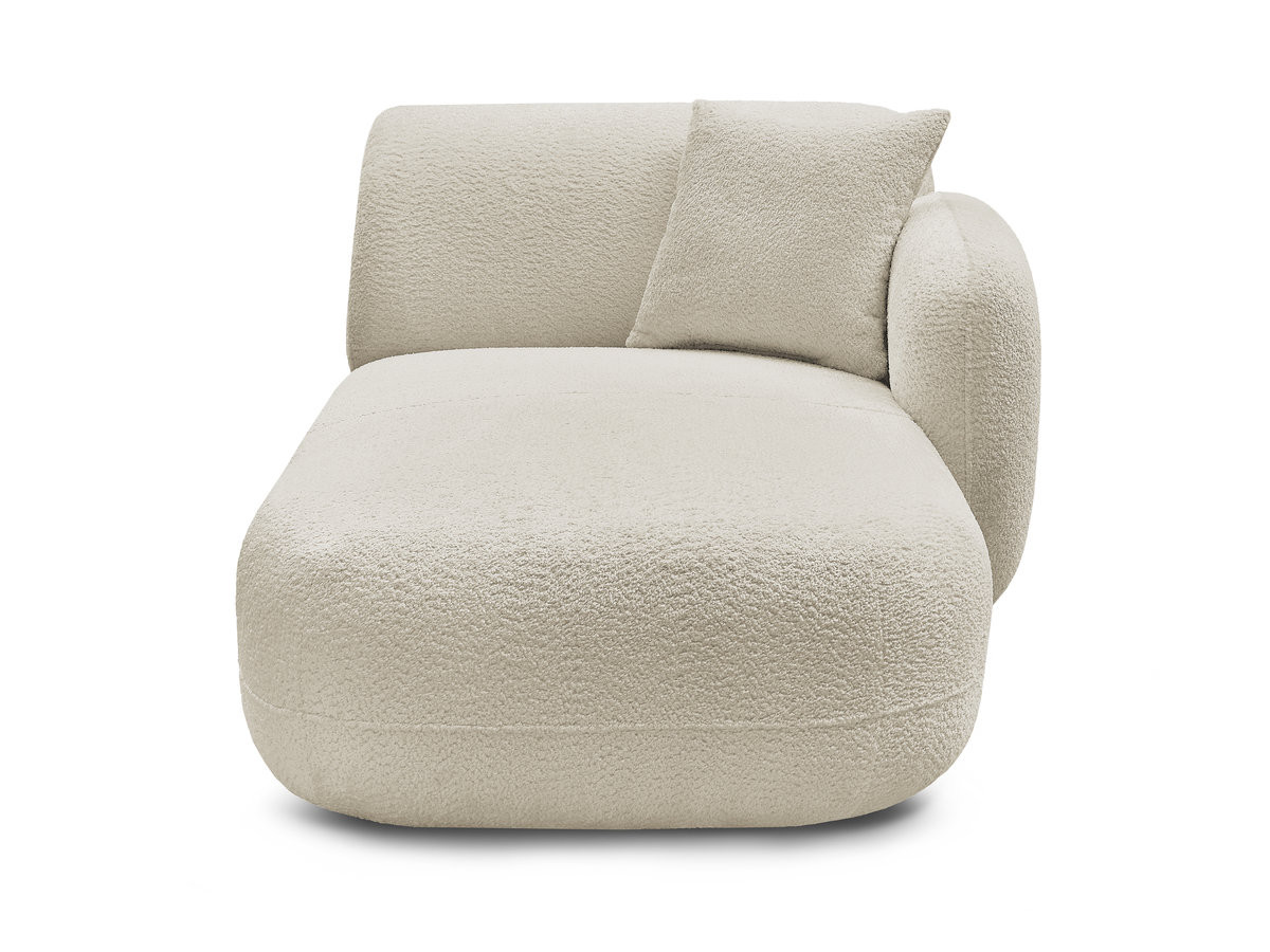 Bobochic Anda Méridienne-Modul Chenille Beige Ecke rechts