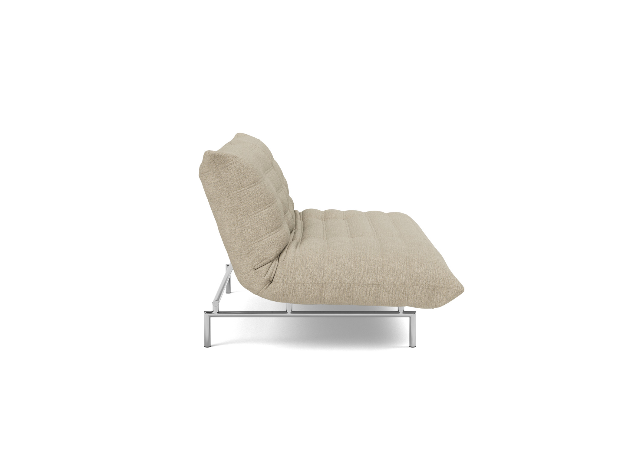 Schlafsofa Mikunjo Strukturierter Stoff Taura 356-Sand