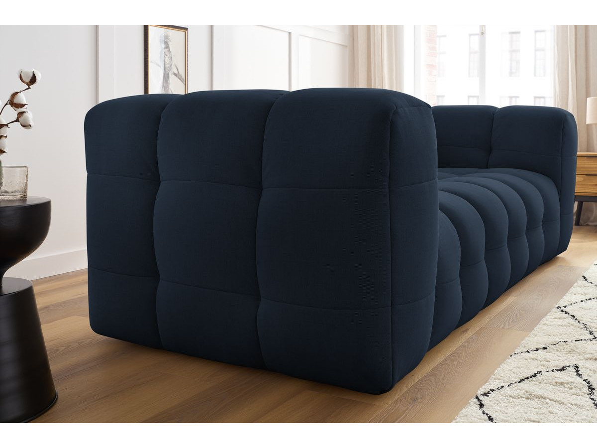 Bobochic Cloud Sofa 3-Sitzer Stoff Dunkelblau