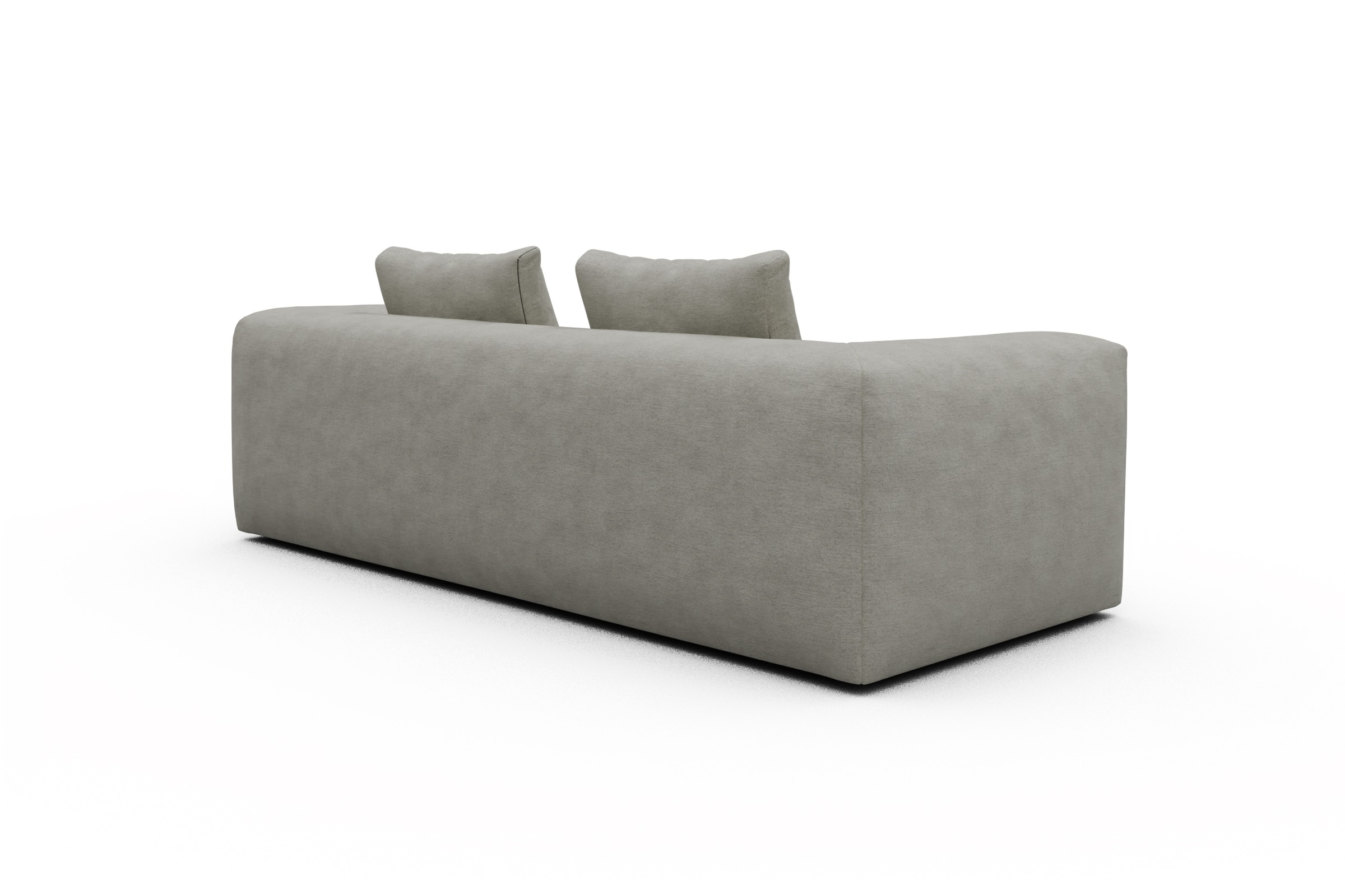 Sofa Fred 3-Sitzer Carreno-Moon-Stone-White