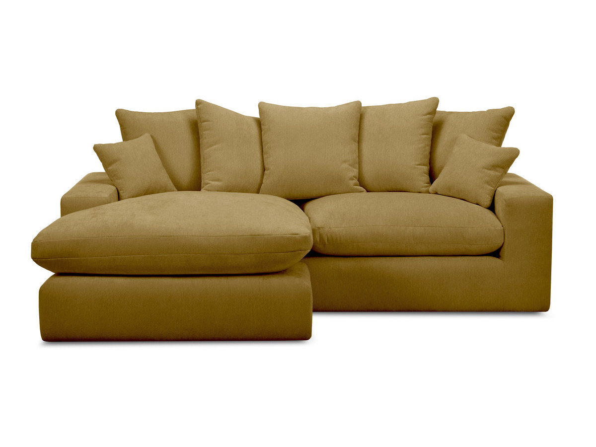Bobochic Nevada Ecksofa Stoff Gelb