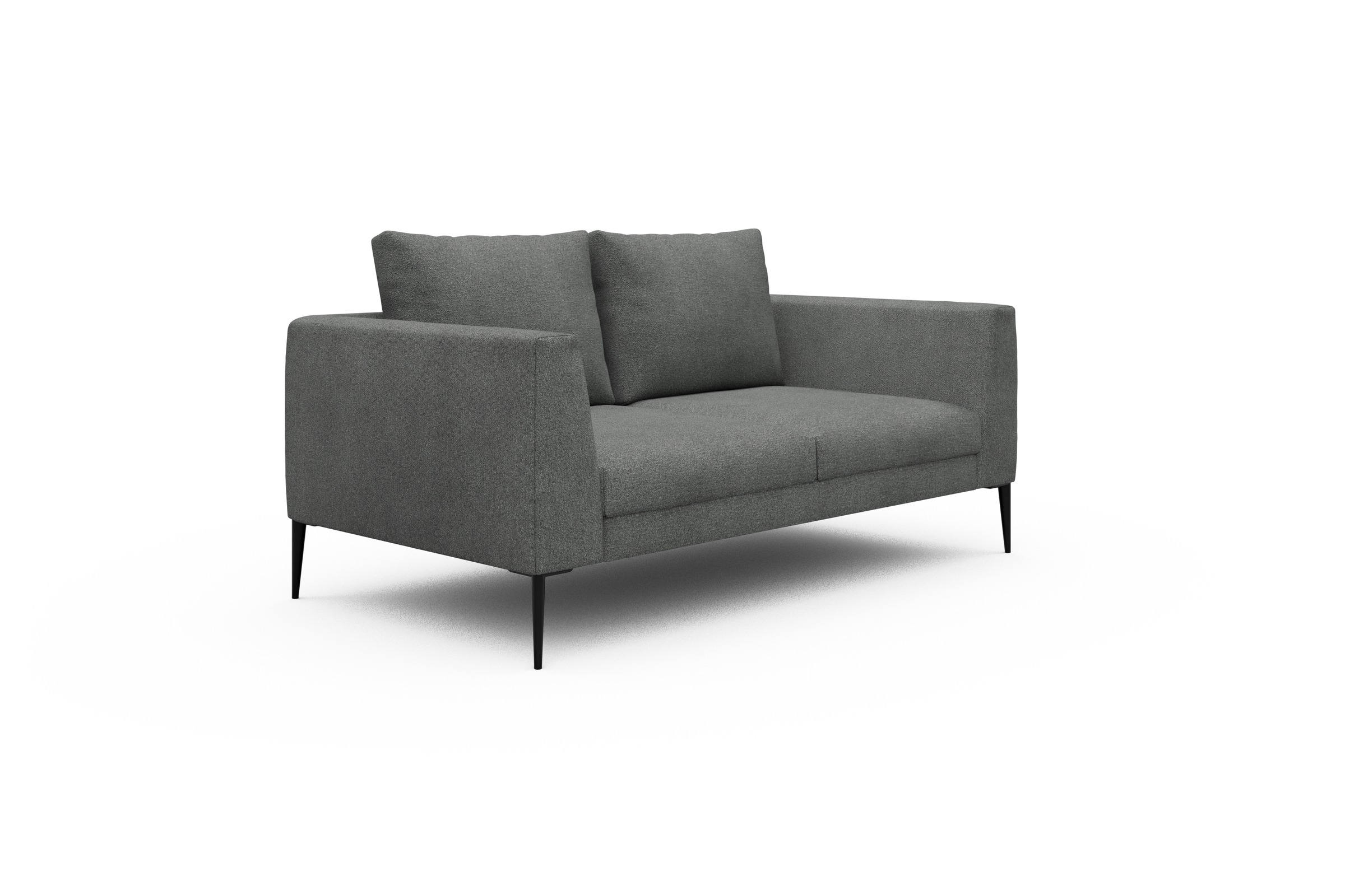 Sofa Paul 2-Sitzer Boucle-Ash-Grey