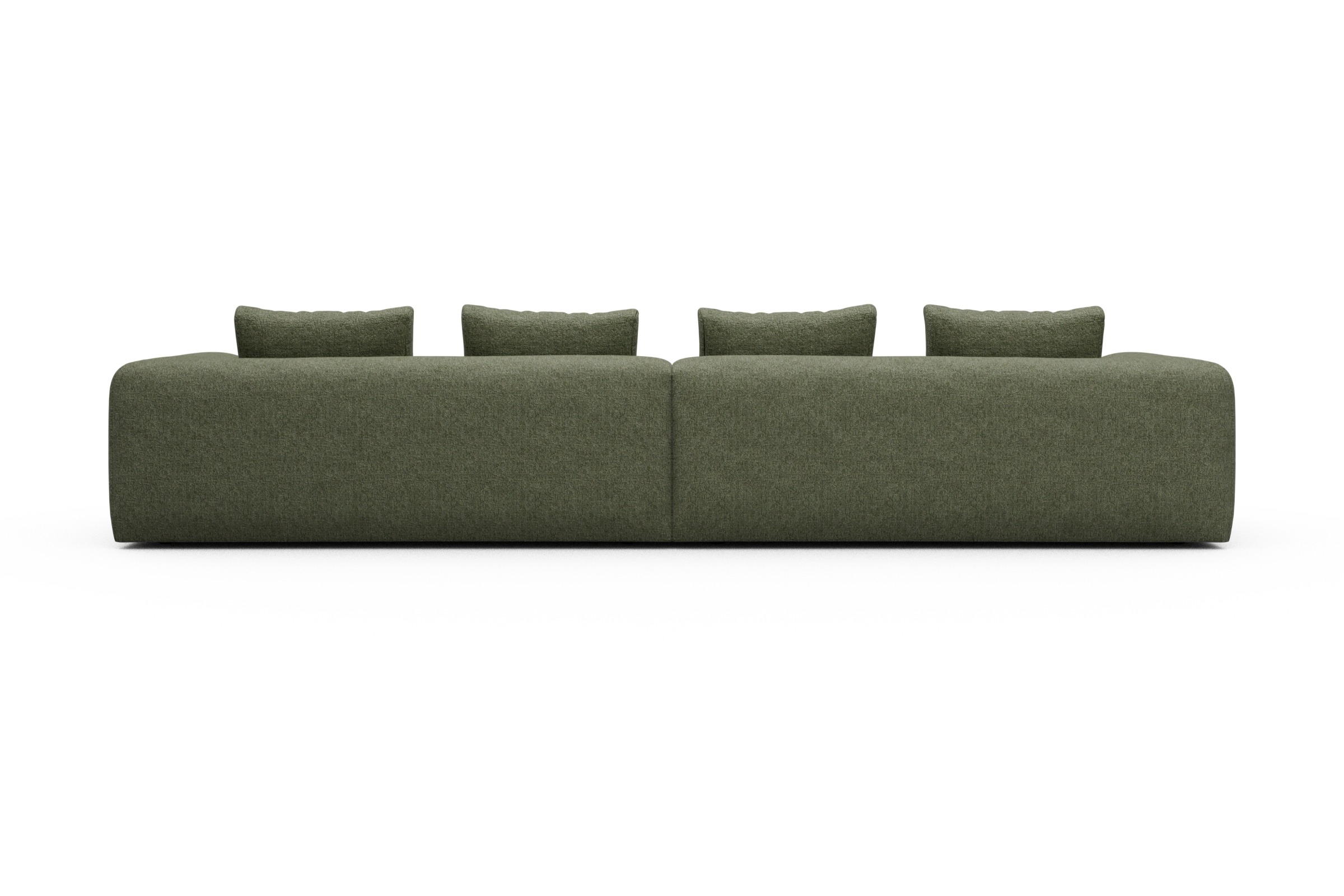 Sofa Modulares XXL Sofa Fred 5-Sitzer Carreno-Vivid-Green