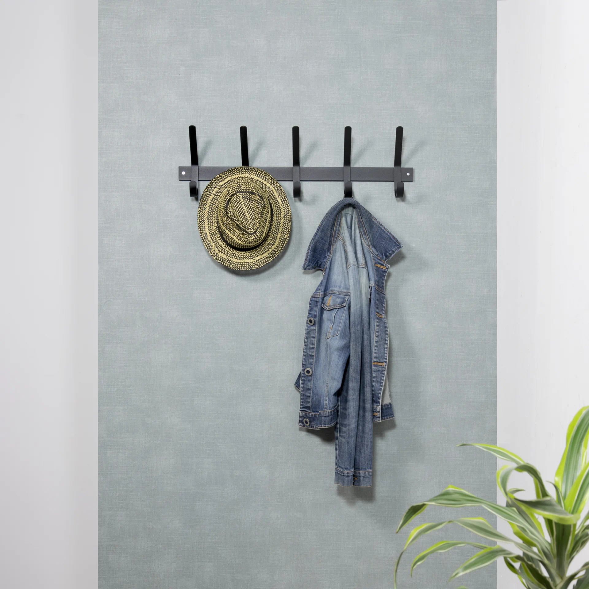 Spinder Design Dexter 5 Wandgarderobe Schwarz