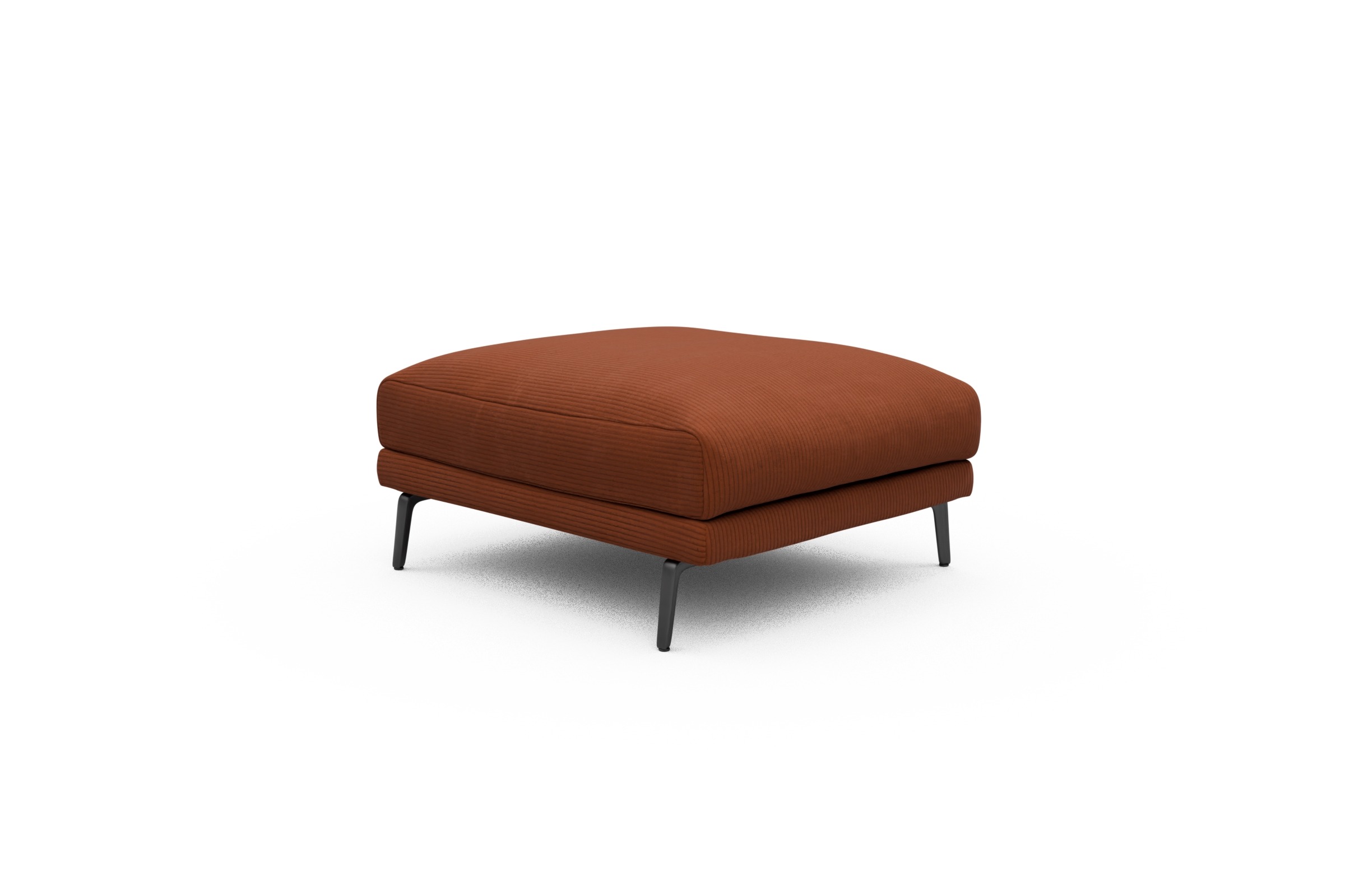 Sitzhocker Karl Corduroy-Burnt-Orange