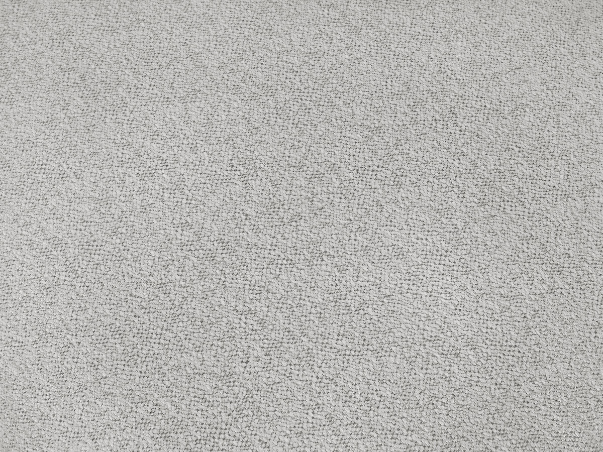 Bobochic Voltaire Ecksofa 322 × 268 cm Melange-Stoff Hellgrau Ecke links