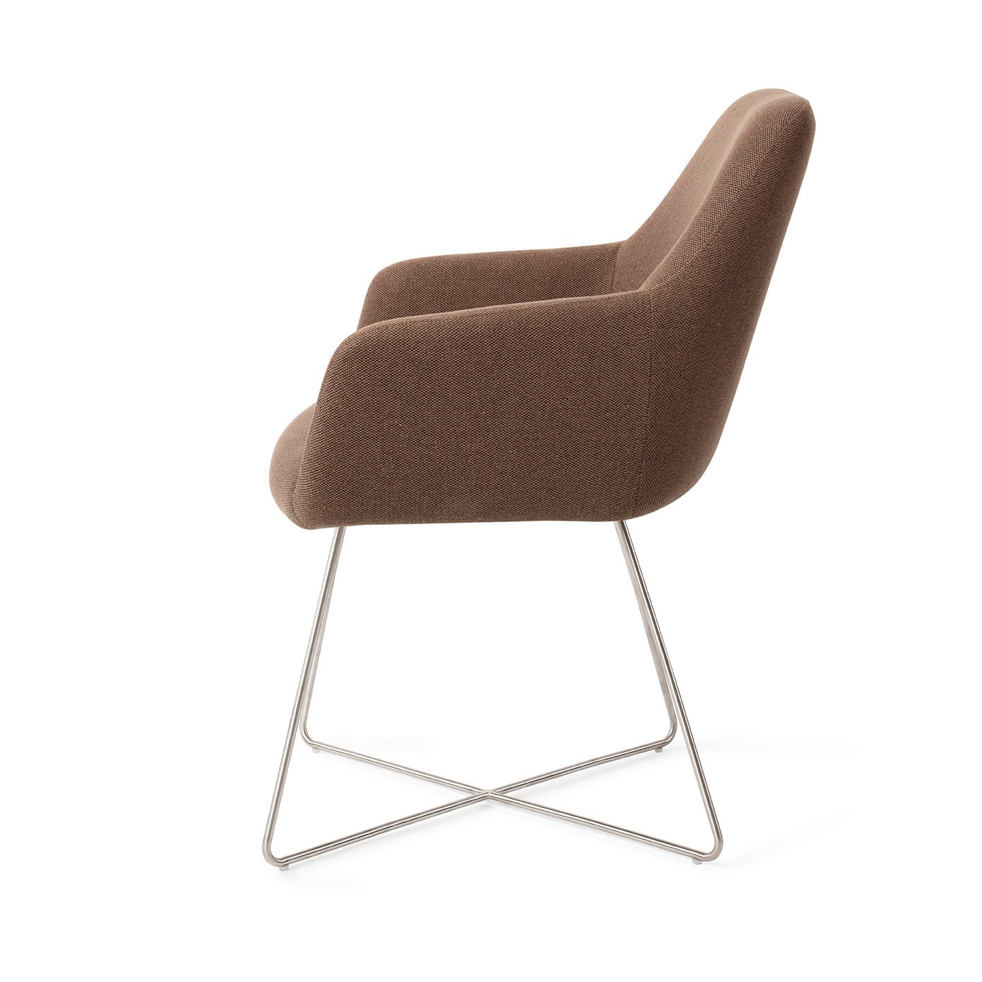 Jesper Home Esszimmerstuhl Hiroo Rustic-Rye Cross Stahl