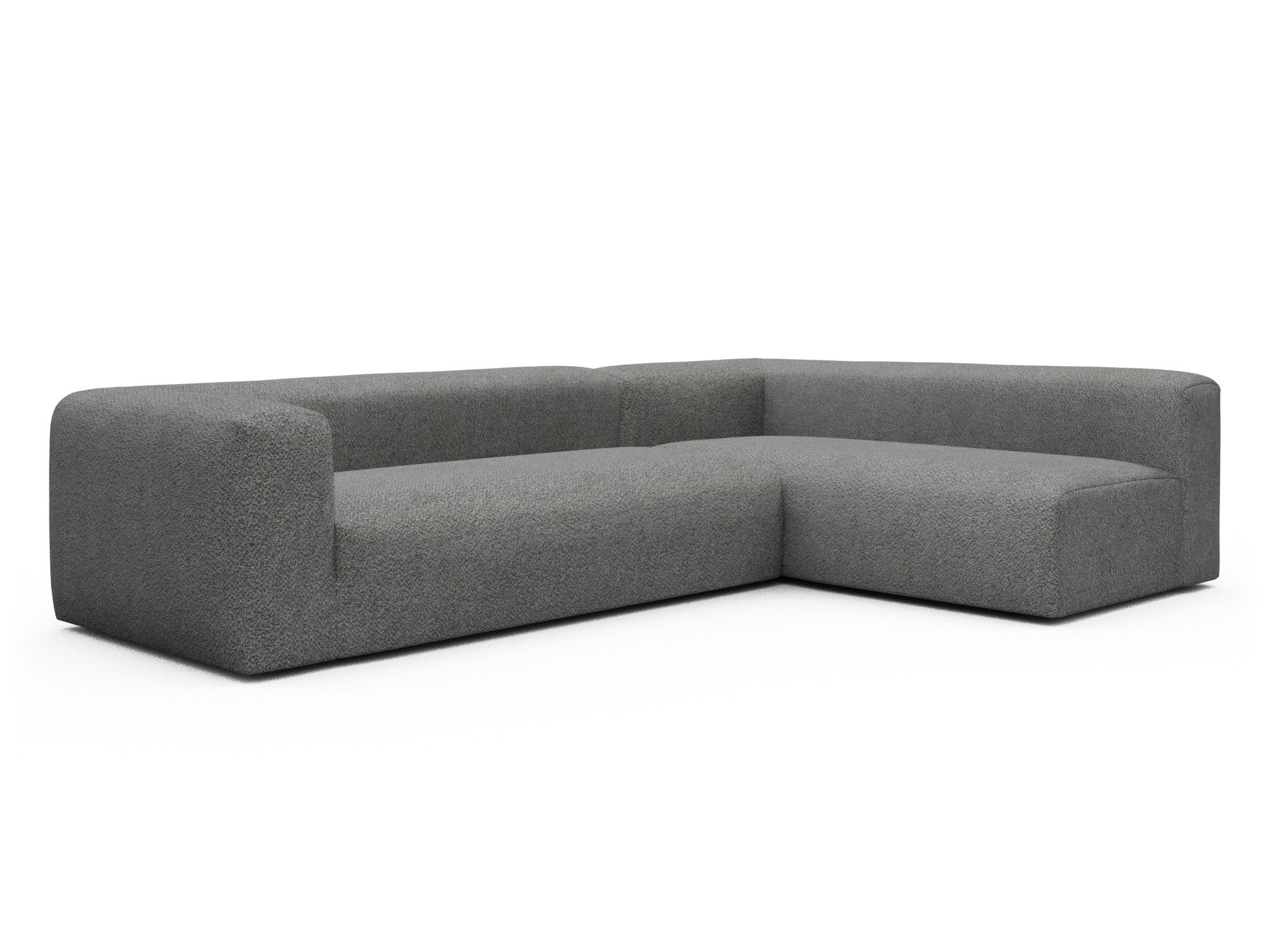 Skandi Home Ecksofa Fred 2x 2,5-Sitzer rechts offen Vanora-Warm-Grey moebelfaktor
