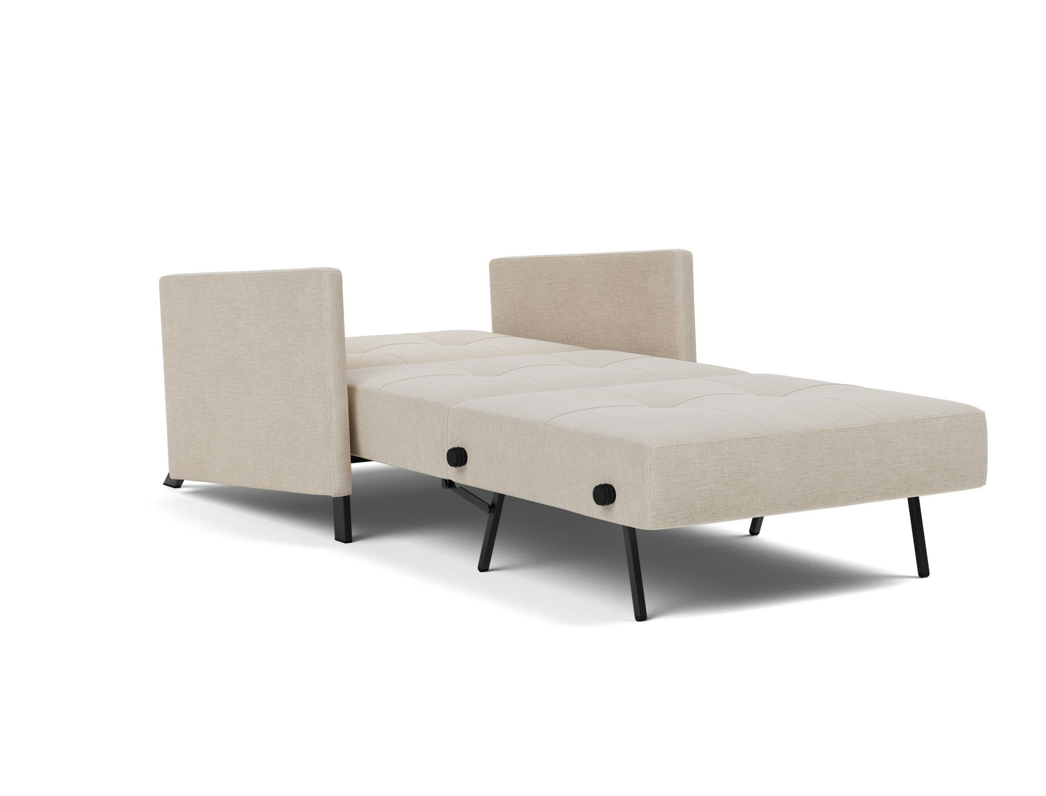 Schlafsessel Cubed 90 mit Armlehnen Flachgewebe Phobos 586-Latte