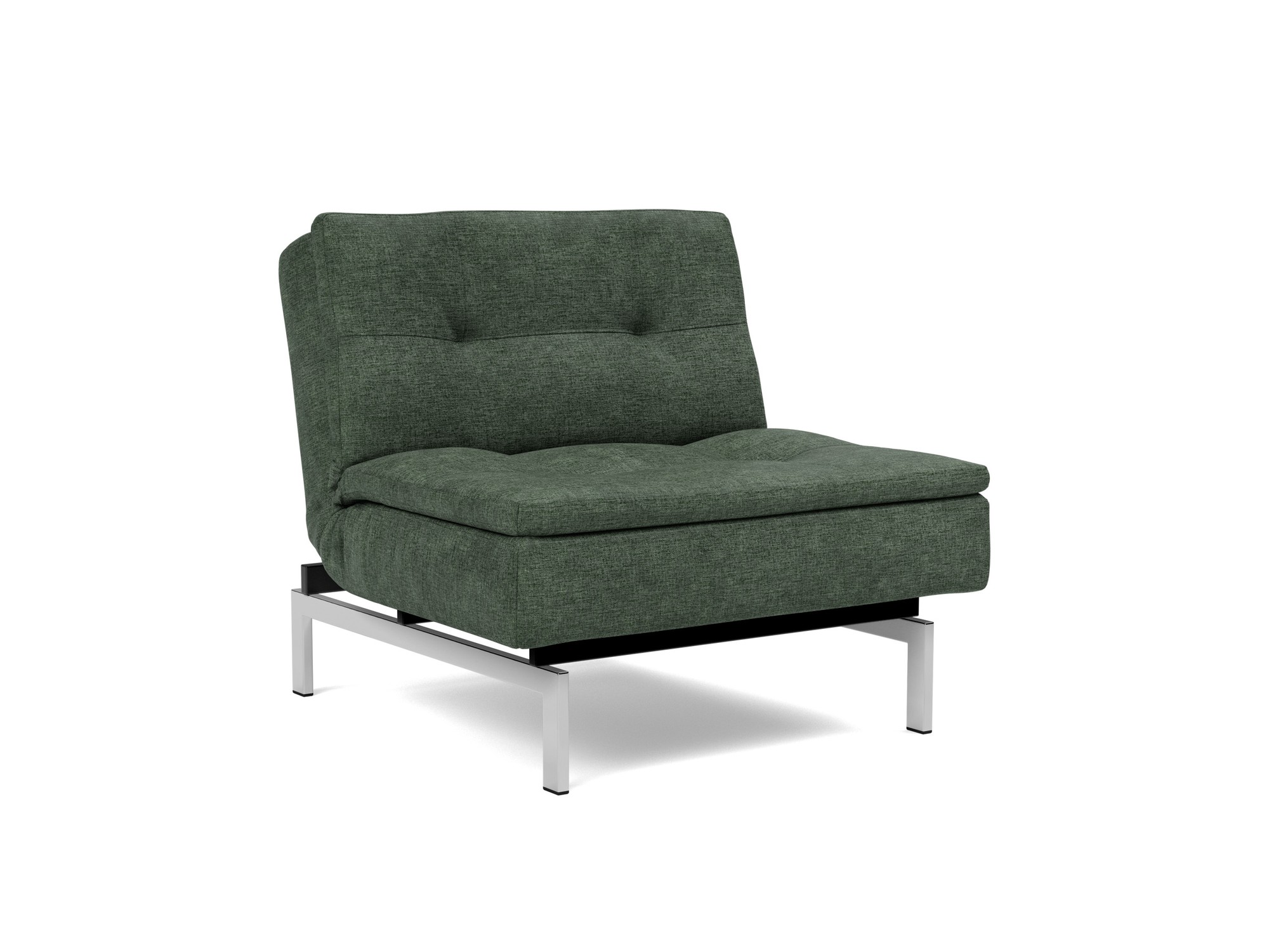 Sessel Dublexo Flachgewebe Avella 281-Pine-Green Beine Chrom