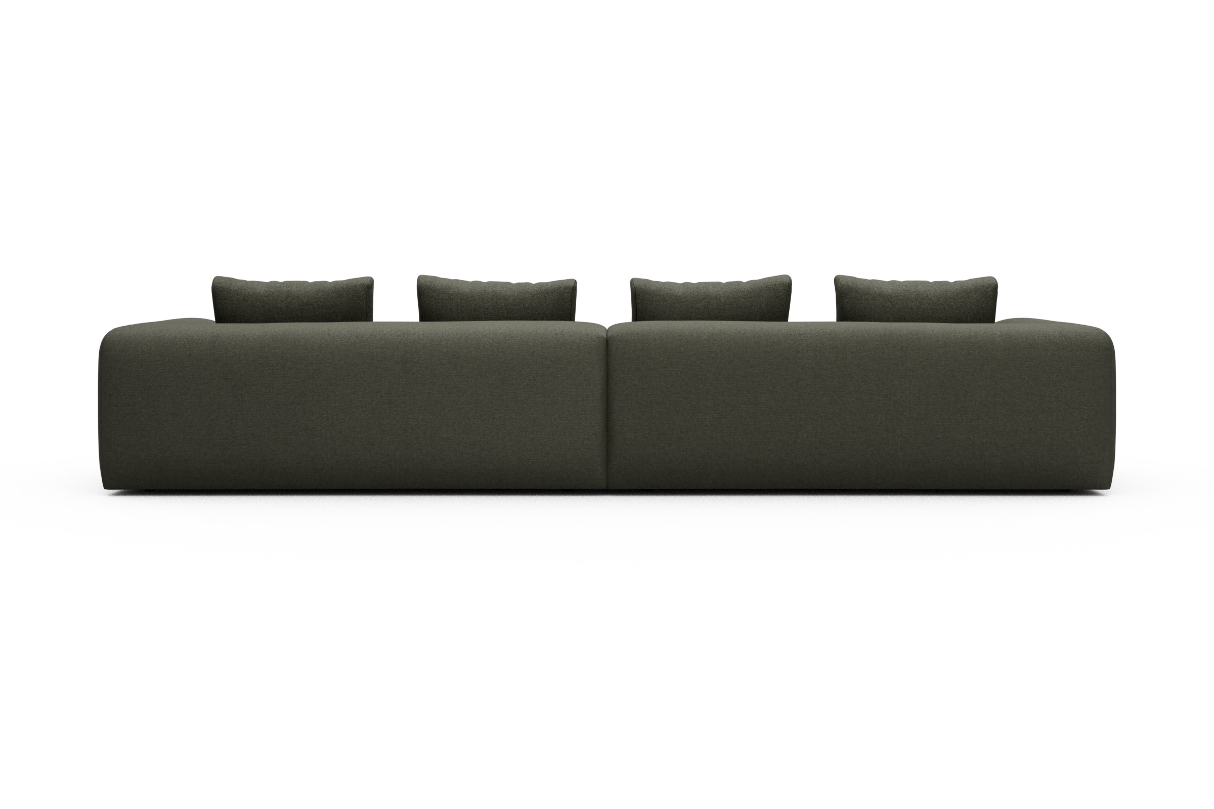 Sofa Modulares XXL Sofa Fred 5-Sitzer Sama-Winter-Moss