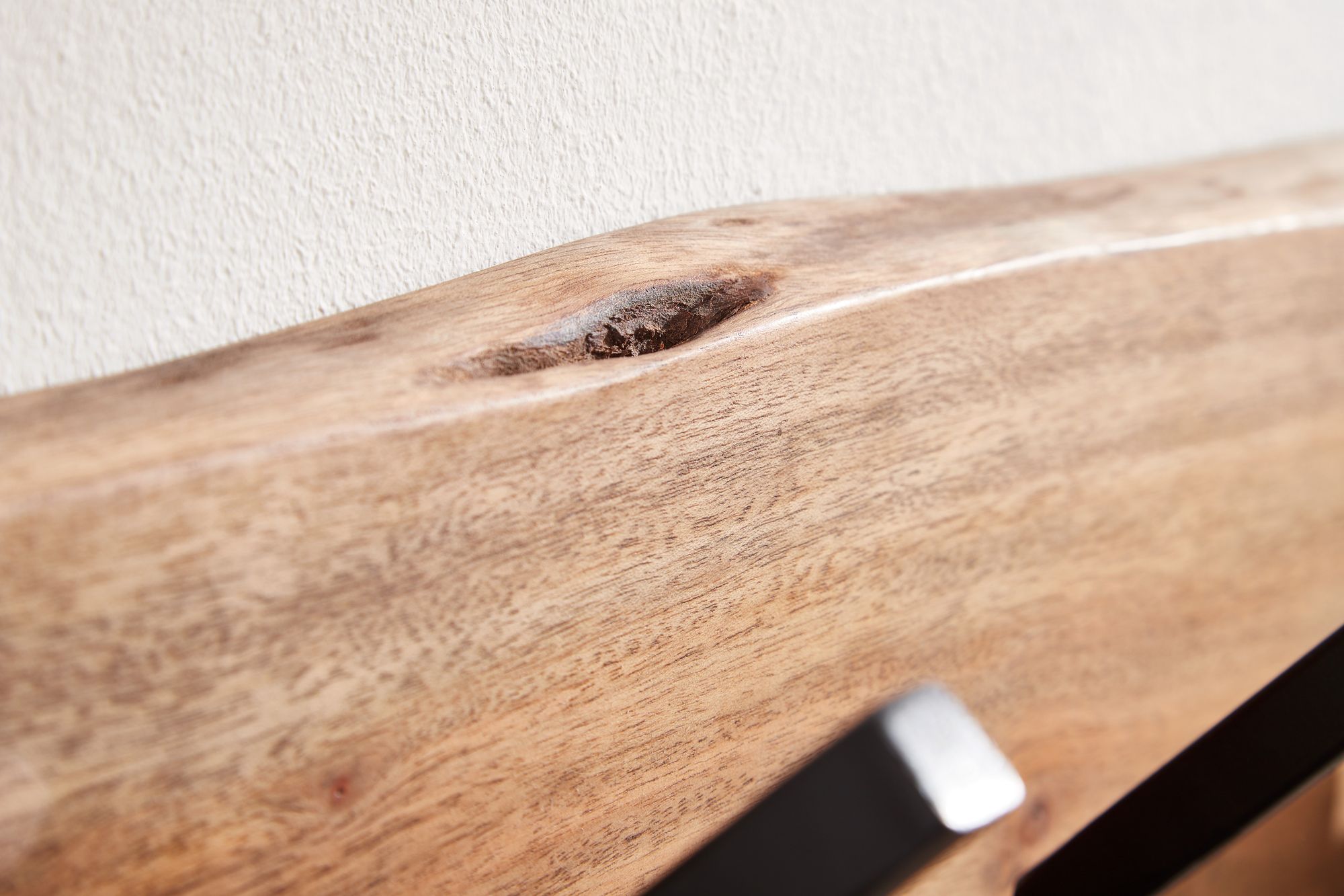 Wandgarderobe Bergvik Akazie Massivholz Braun 100 × 12,5 × 29 cm