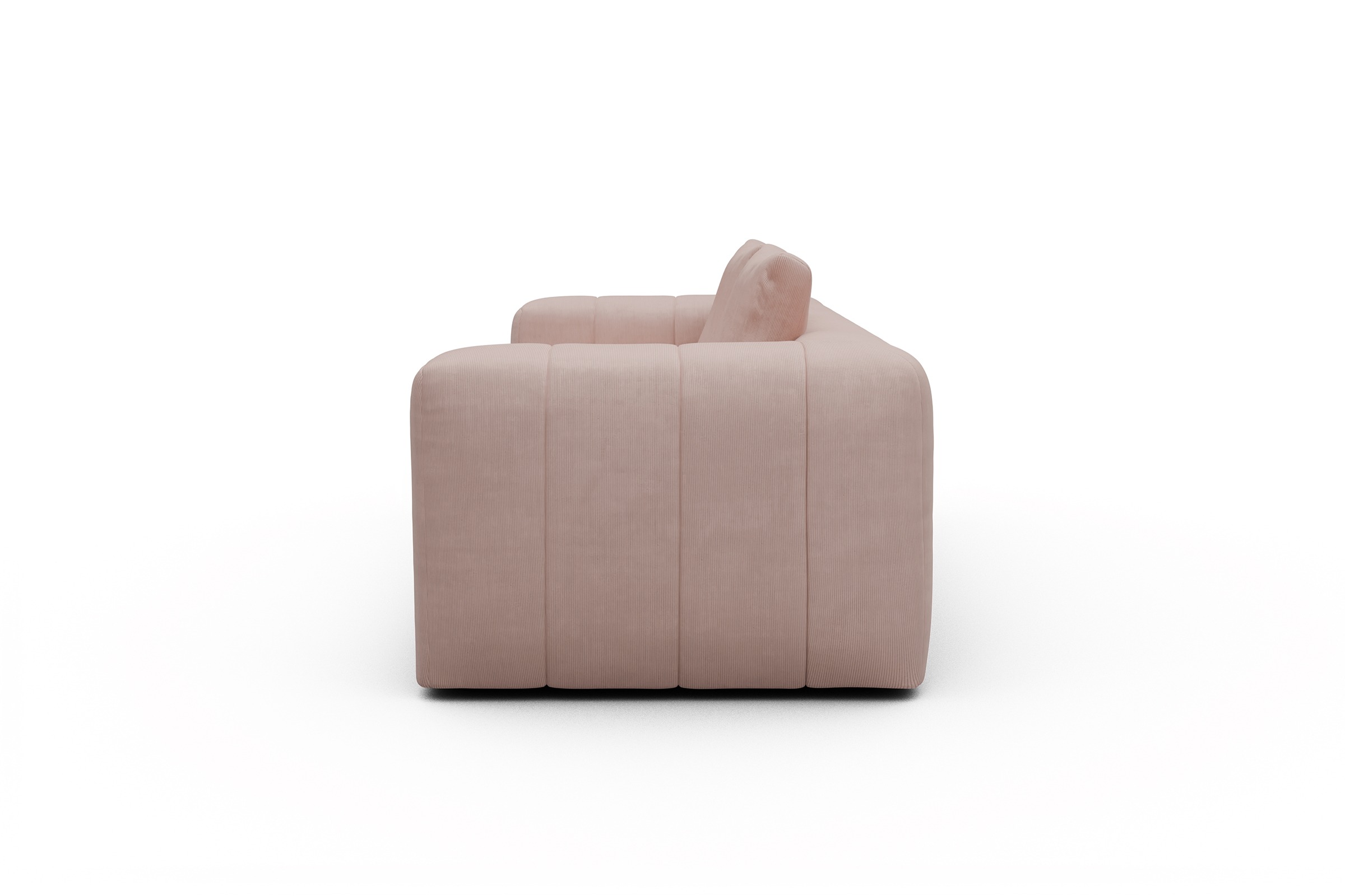 Sofa Hugo 3-Sitzer Cordufine-Blush